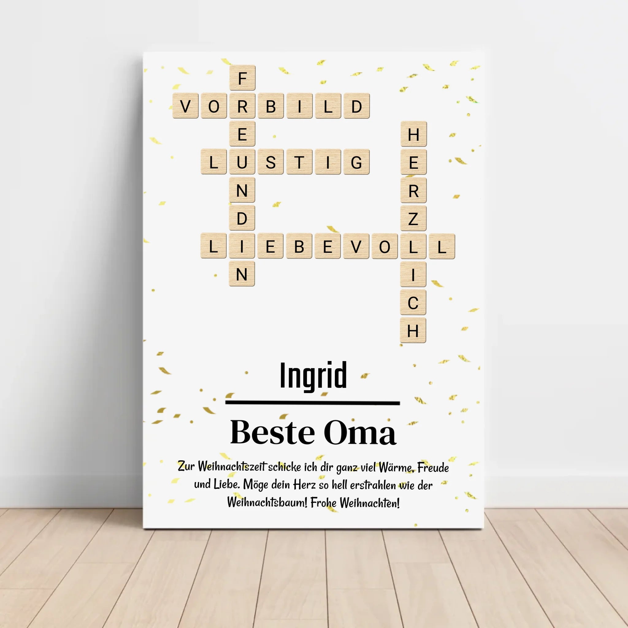 Weihnachtsgeschenk für Oma Bild mit Definition - Cantty