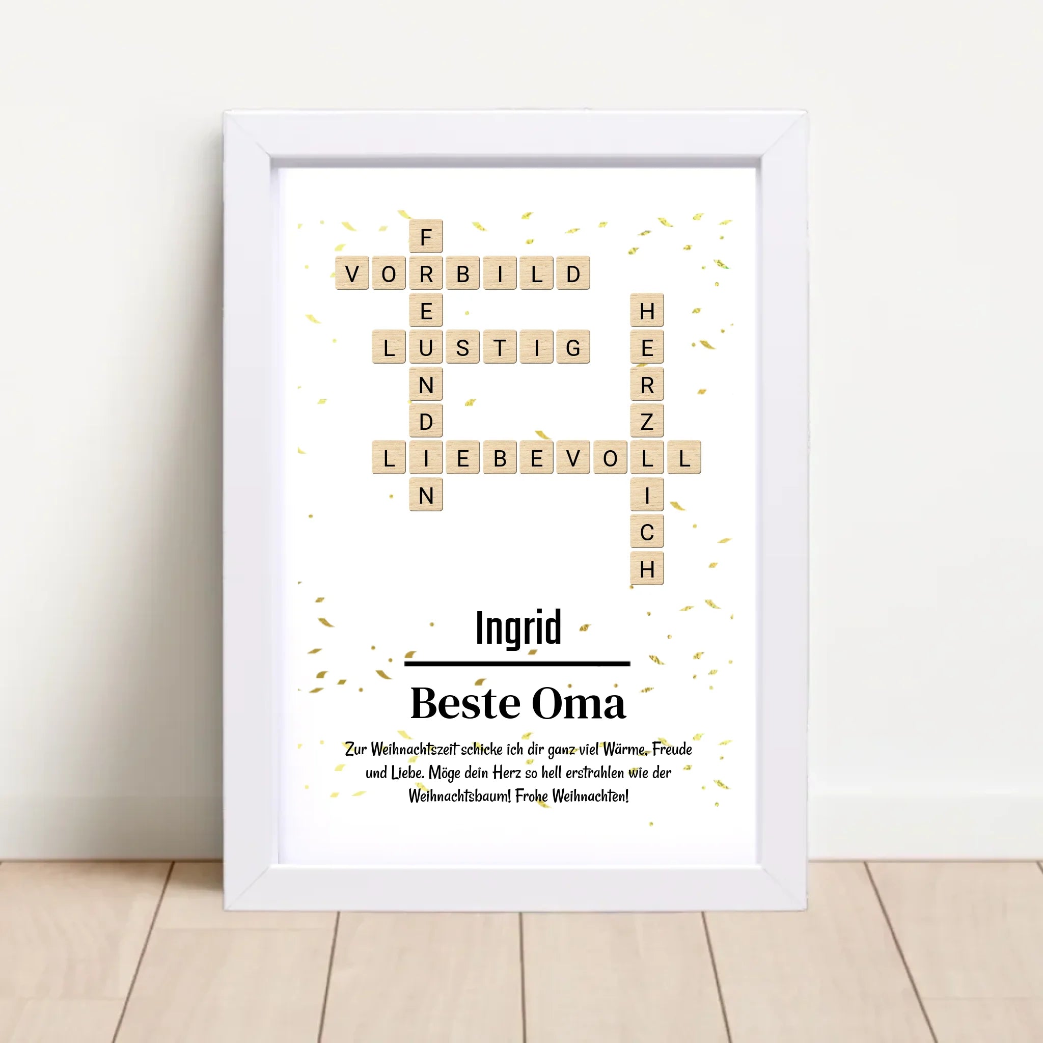 Weihnachtsgeschenk für Oma Bild mit Definition - Cantty