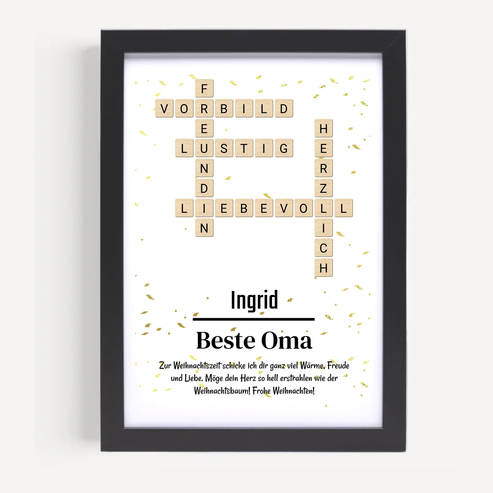 Weihnachtsgeschenk für Oma Bild mit Definition - Cantty