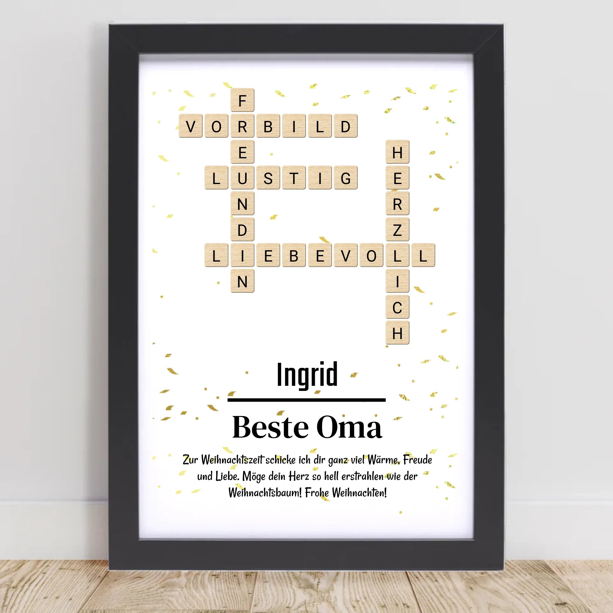 Weihnachtsgeschenk für Oma Bild mit Definition - Cantty