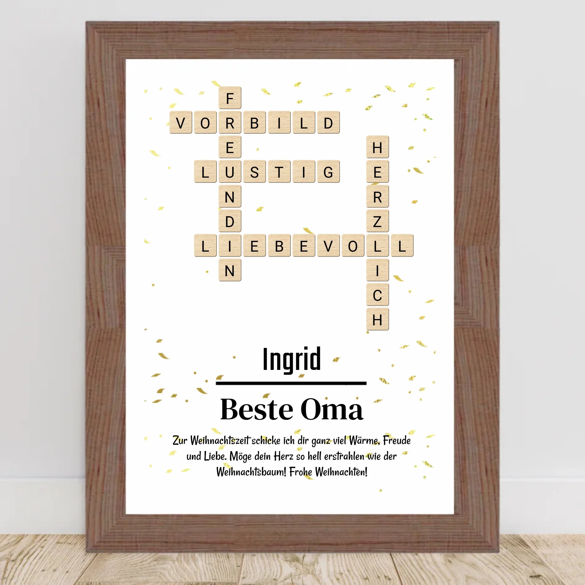 Weihnachtsgeschenk für Oma Bild mit Definition - Cantty