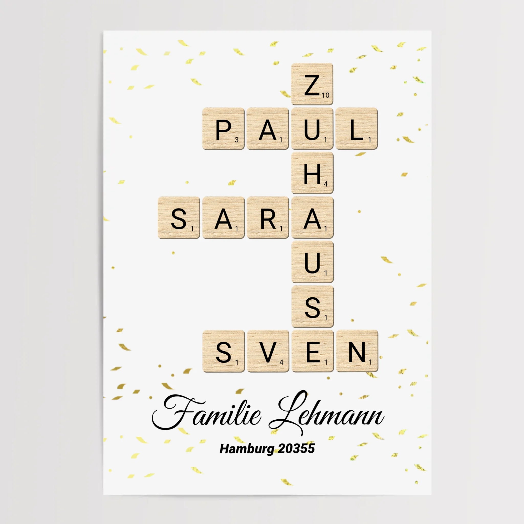 Einzug Geschenk Familie neue Wohnung Poster - Cantty