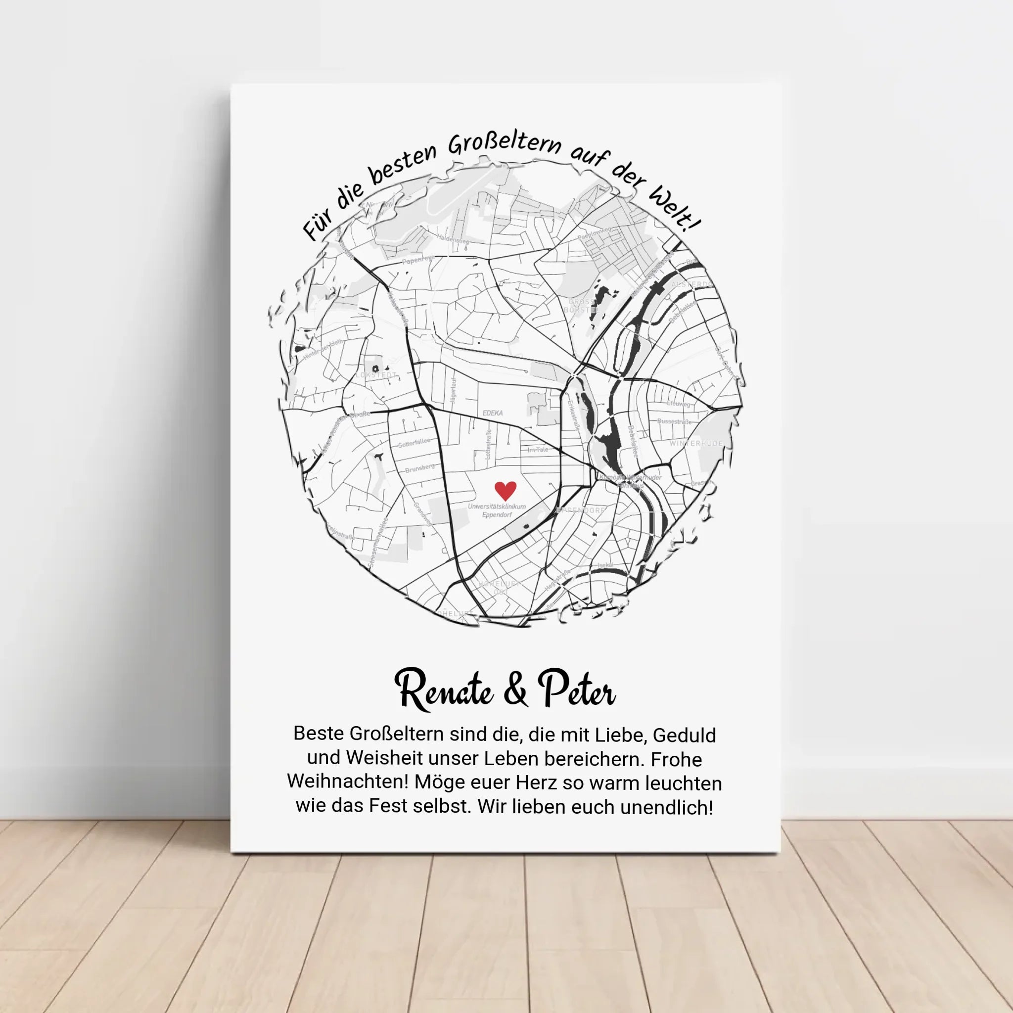 Großeltern Weihnachten Poster Geschenk - Cantty