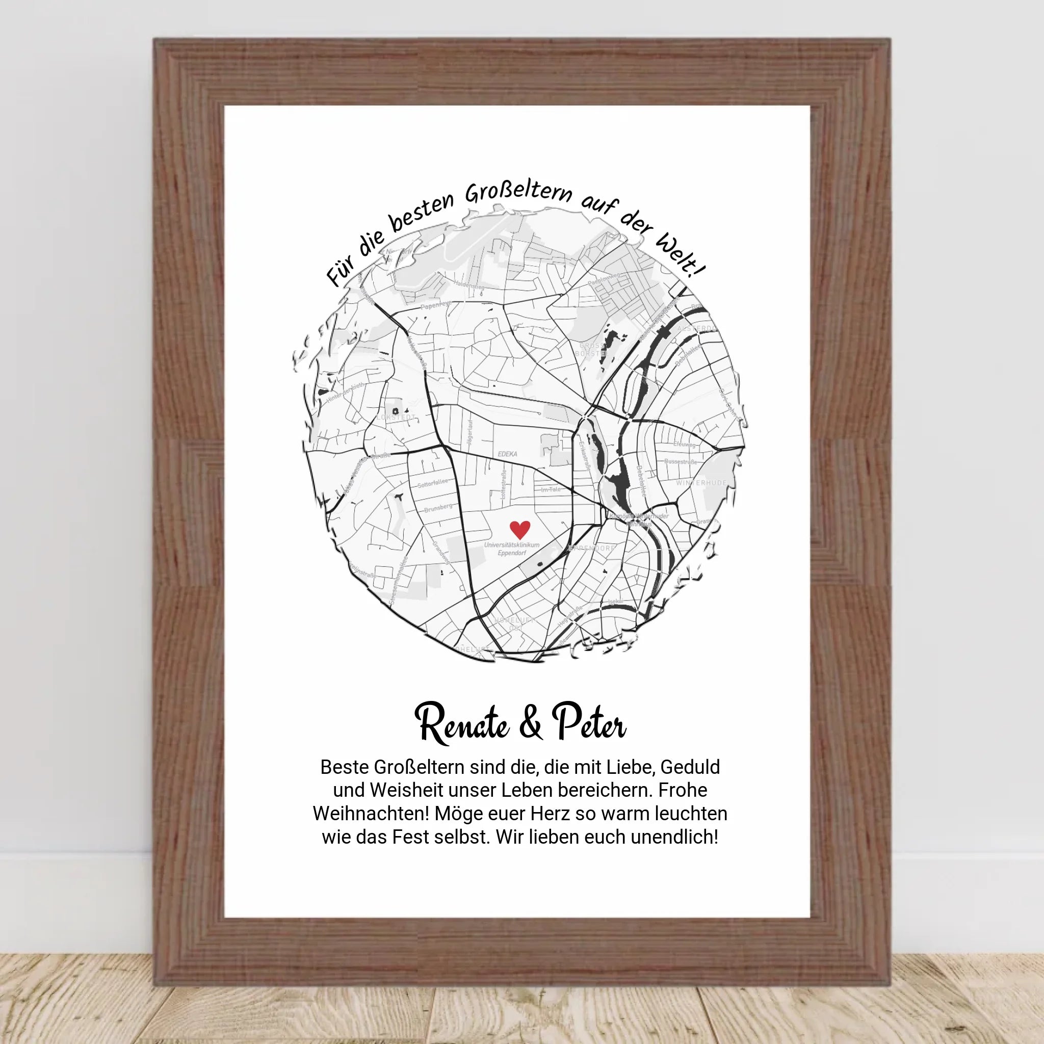 Großeltern Weihnachten Poster Geschenk - Cantty