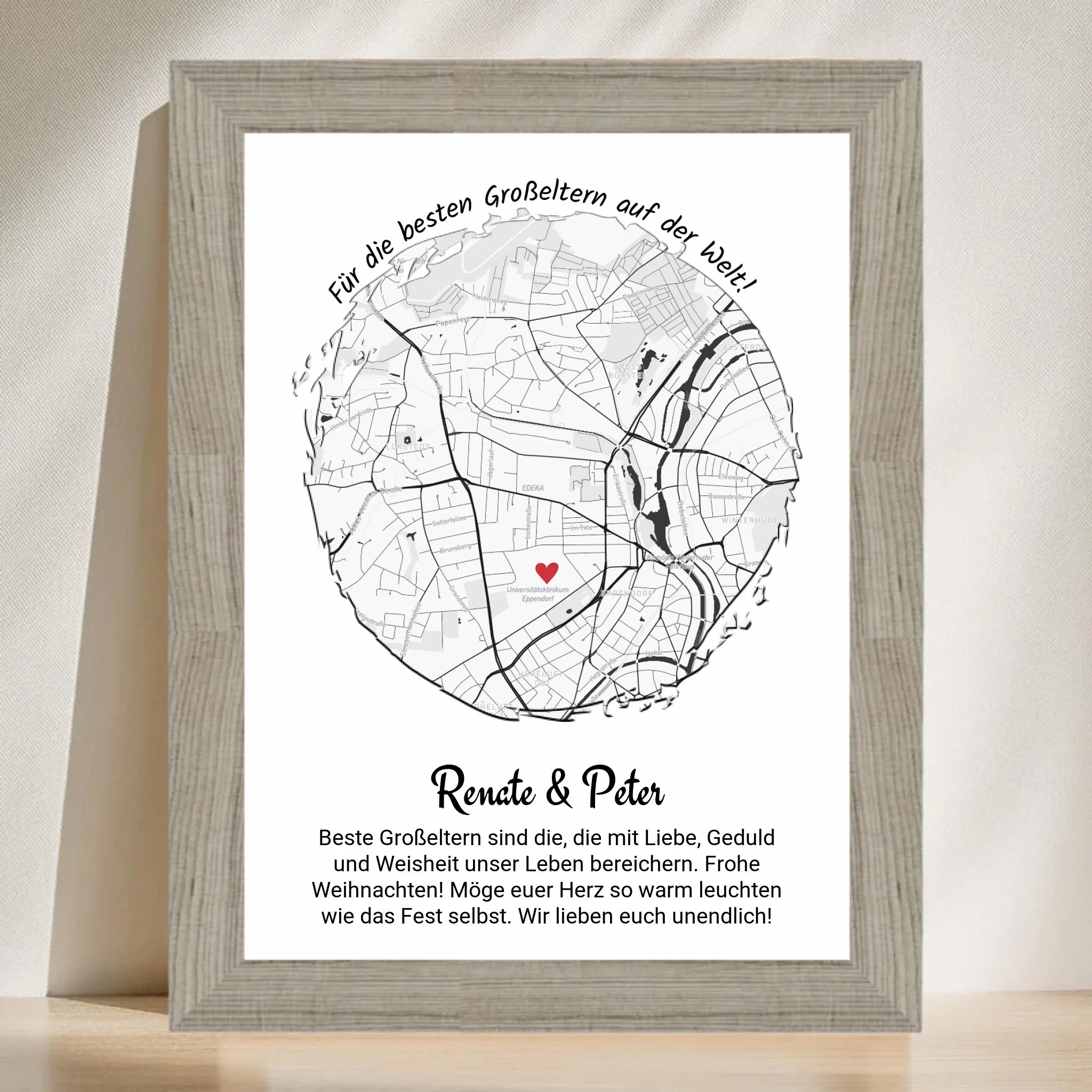 Großeltern Weihnachten Poster Geschenk - Cantty