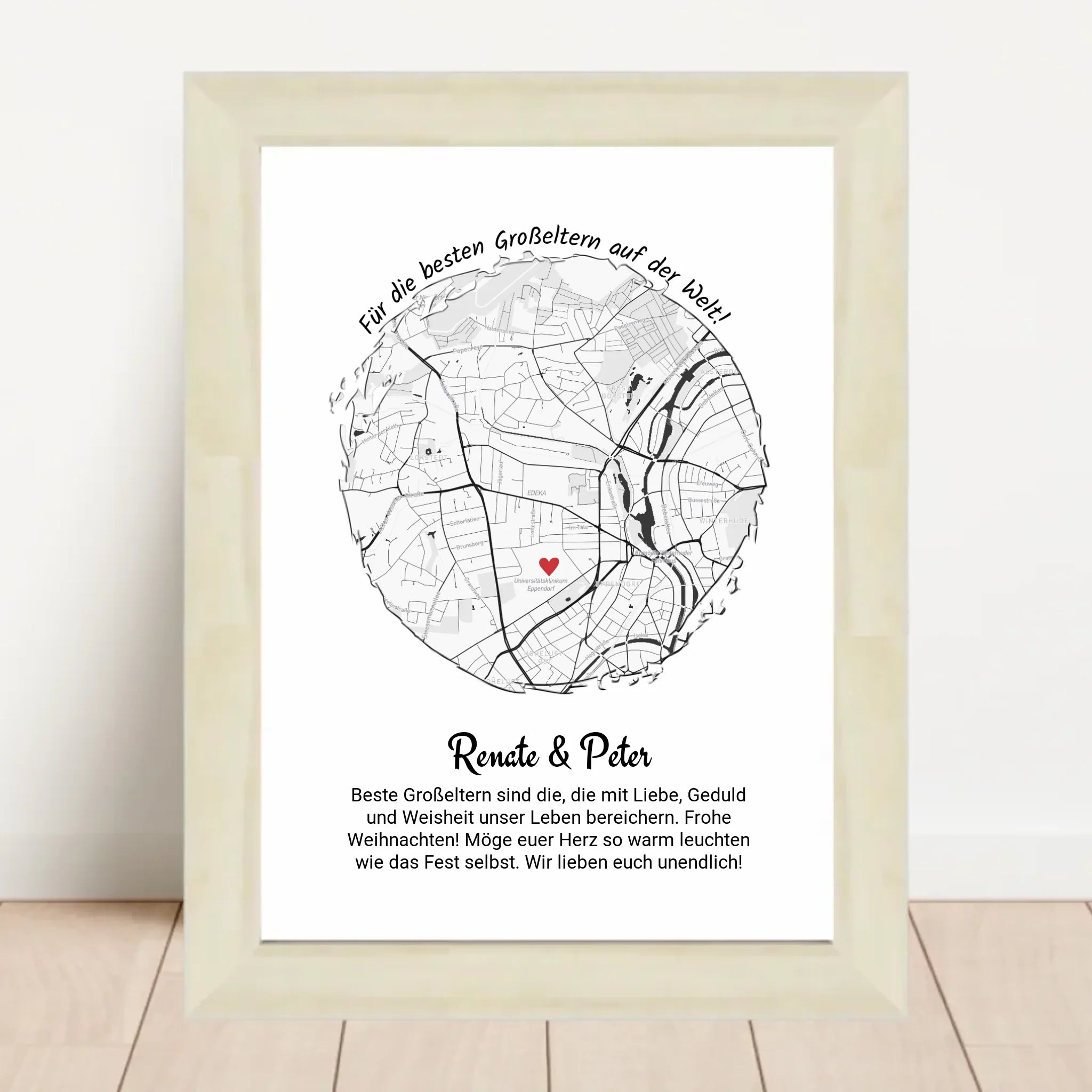 Großeltern Weihnachten Poster Geschenk - Cantty