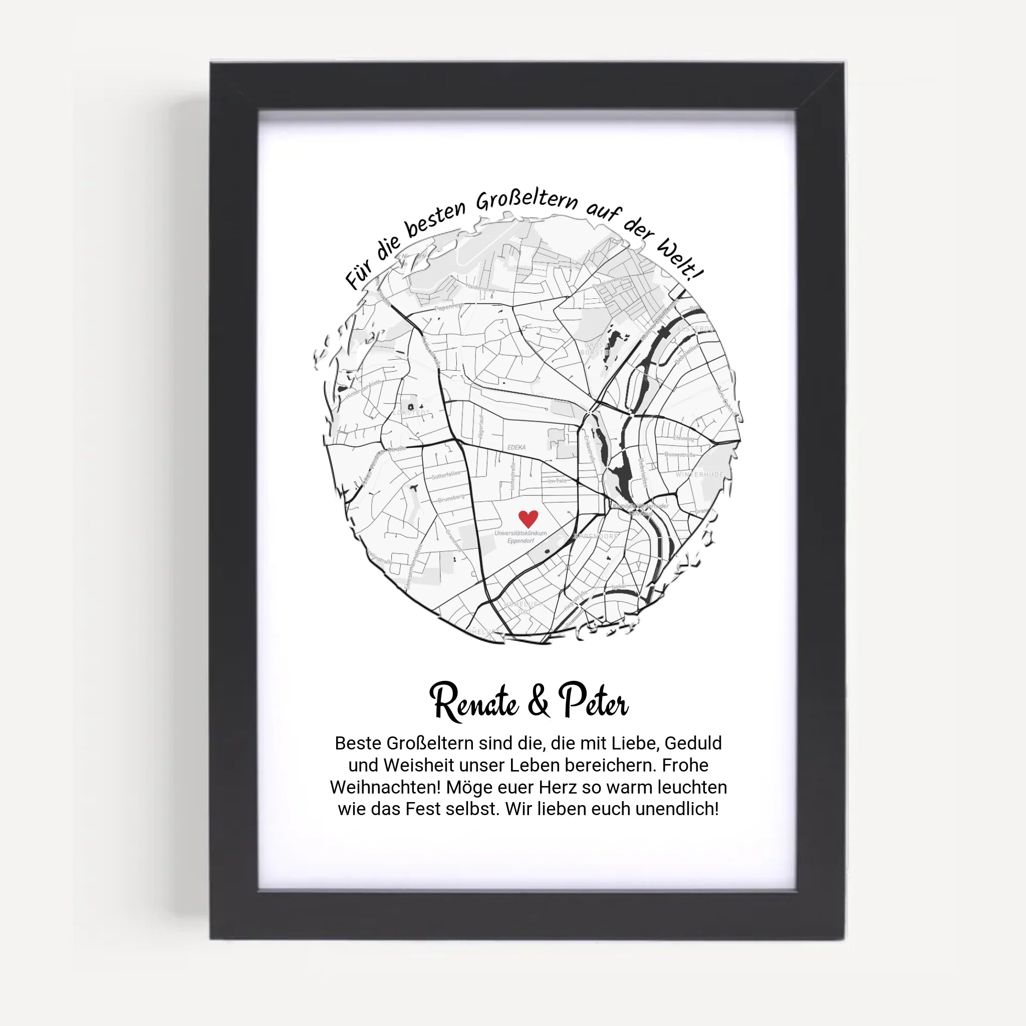 Großeltern Weihnachten Poster Geschenk - Cantty