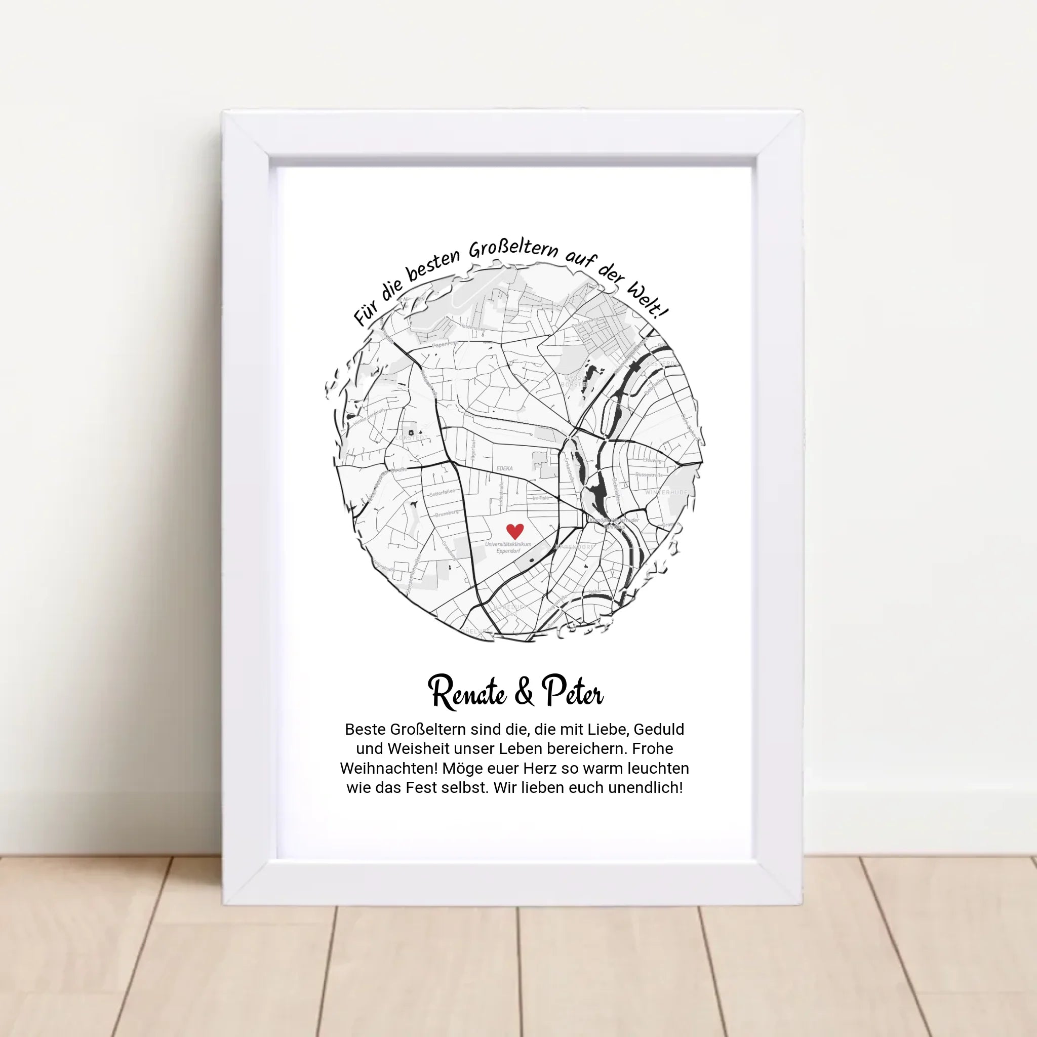 Großeltern Weihnachten Poster Geschenk - Cantty