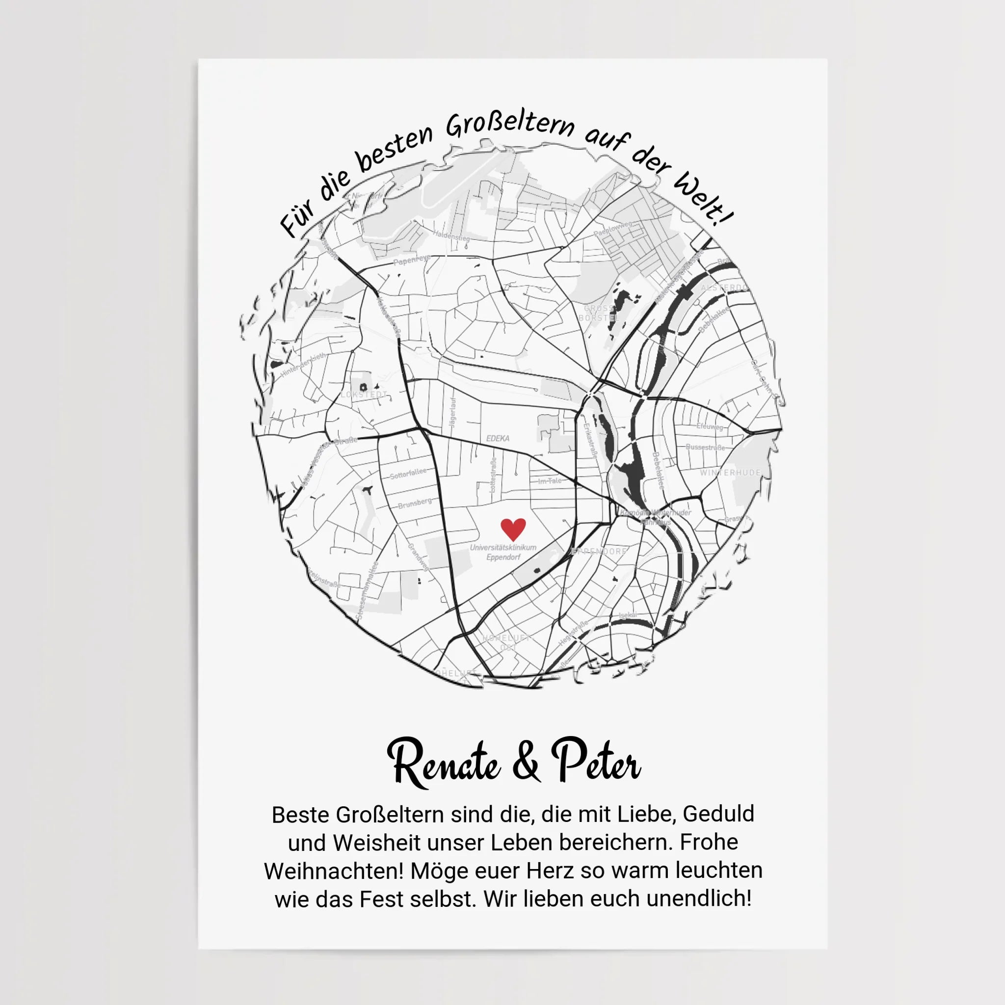 Großeltern Weihnachten Poster Geschenk - Cantty