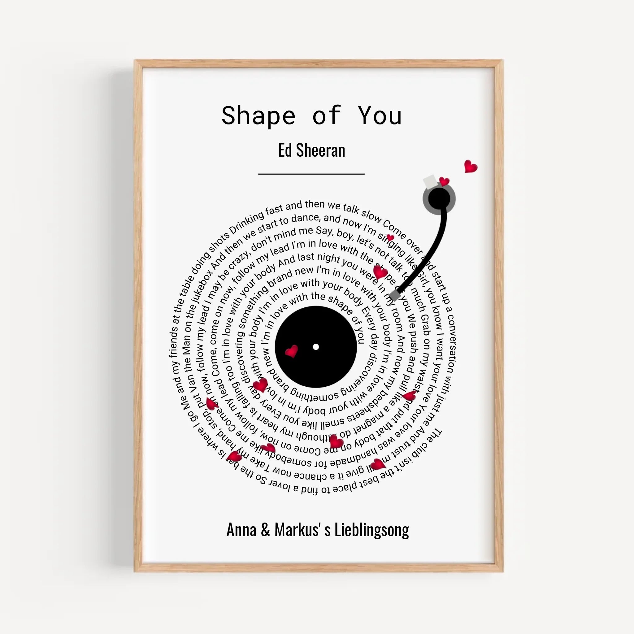 Weihnachtsgeschenk für Freund Lieblingssong Musikposter - Cantty