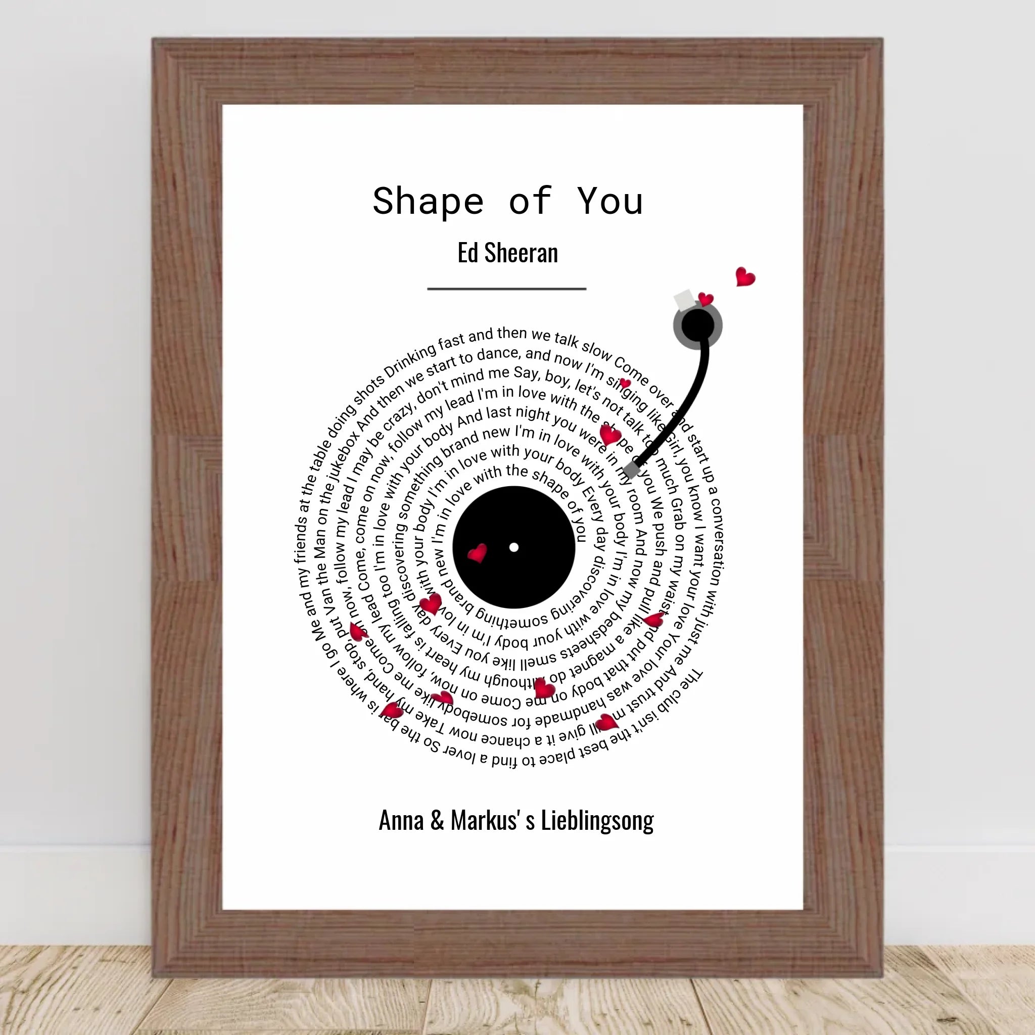 Weihnachtsgeschenk für Freund Lieblingssong Musikposter - Cantty