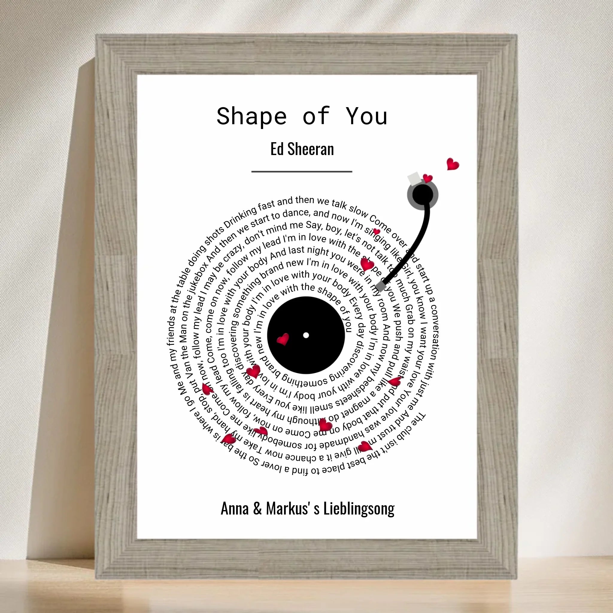 Weihnachtsgeschenk für Freund Lieblingssong Musikposter - Cantty