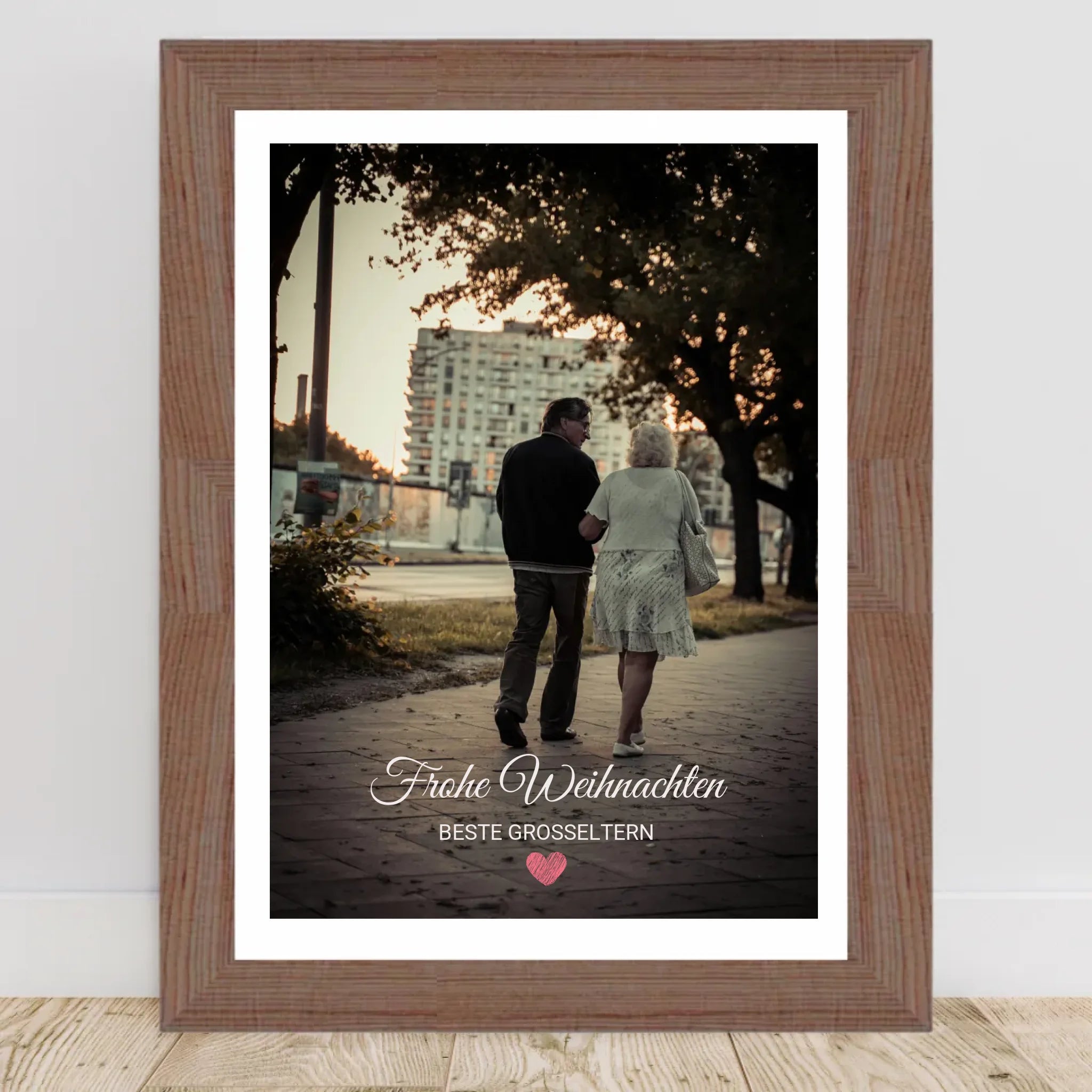 Oma Opa Foto Weihnachtsgeschenk mit Bilderrahmen personalisierbar - Cantty