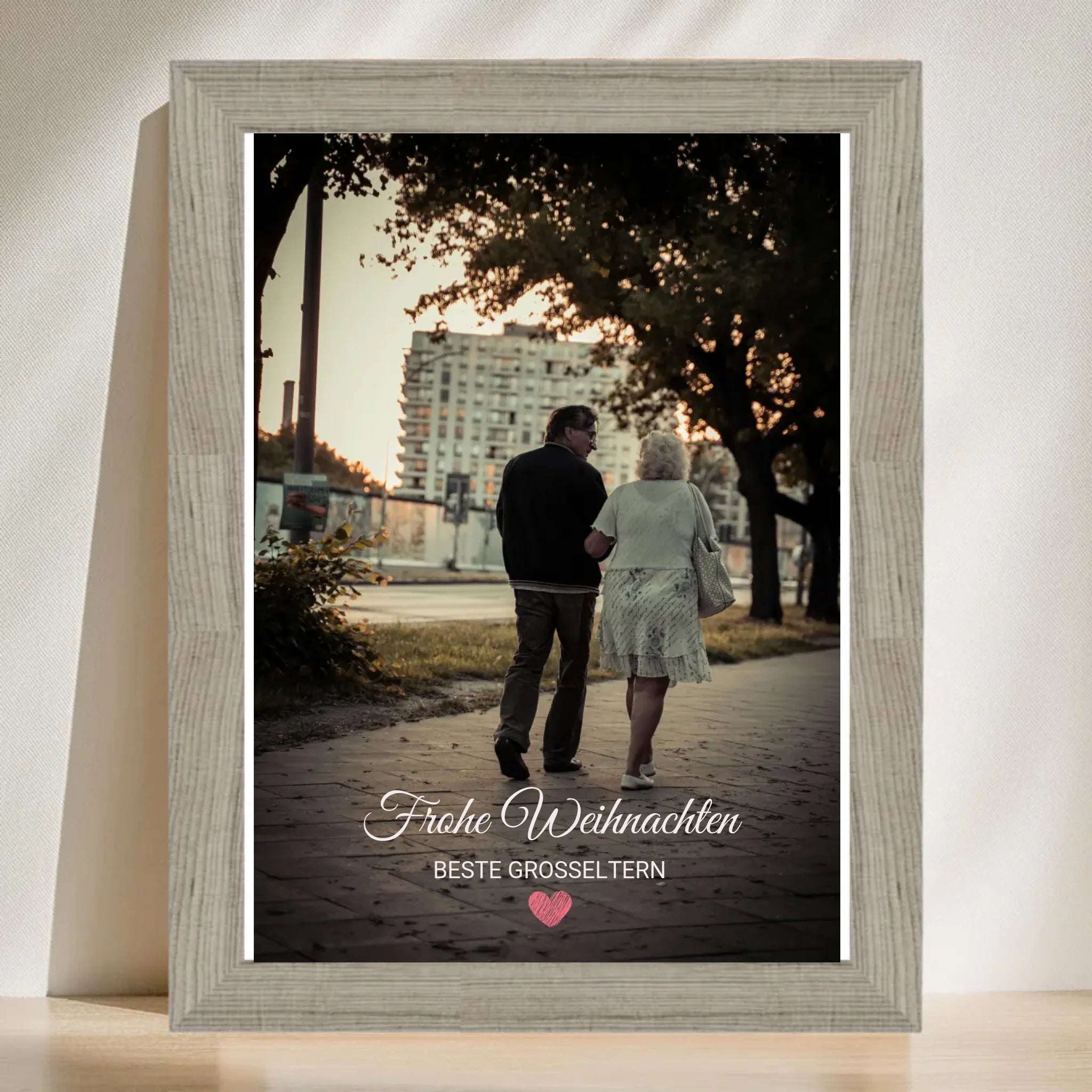 Oma Opa Foto Weihnachtsgeschenk mit Bilderrahmen personalisierbar - Cantty