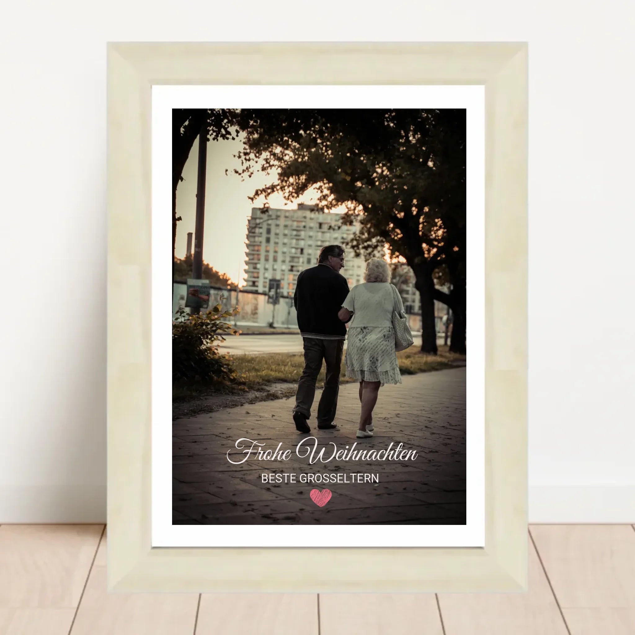 Oma Opa Foto Weihnachtsgeschenk mit Bilderrahmen personalisierbar - Cantty