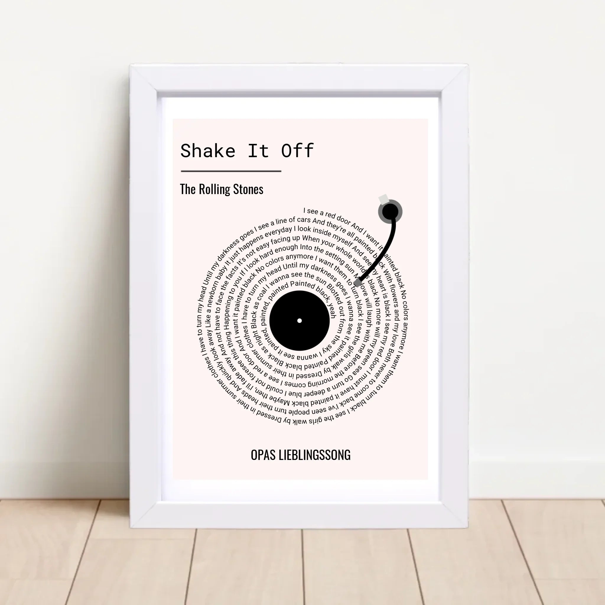 Opa Lieblingssong Musikposter Geschenk zum Geburtstag, Vatertag & Weihnachten - Cantty