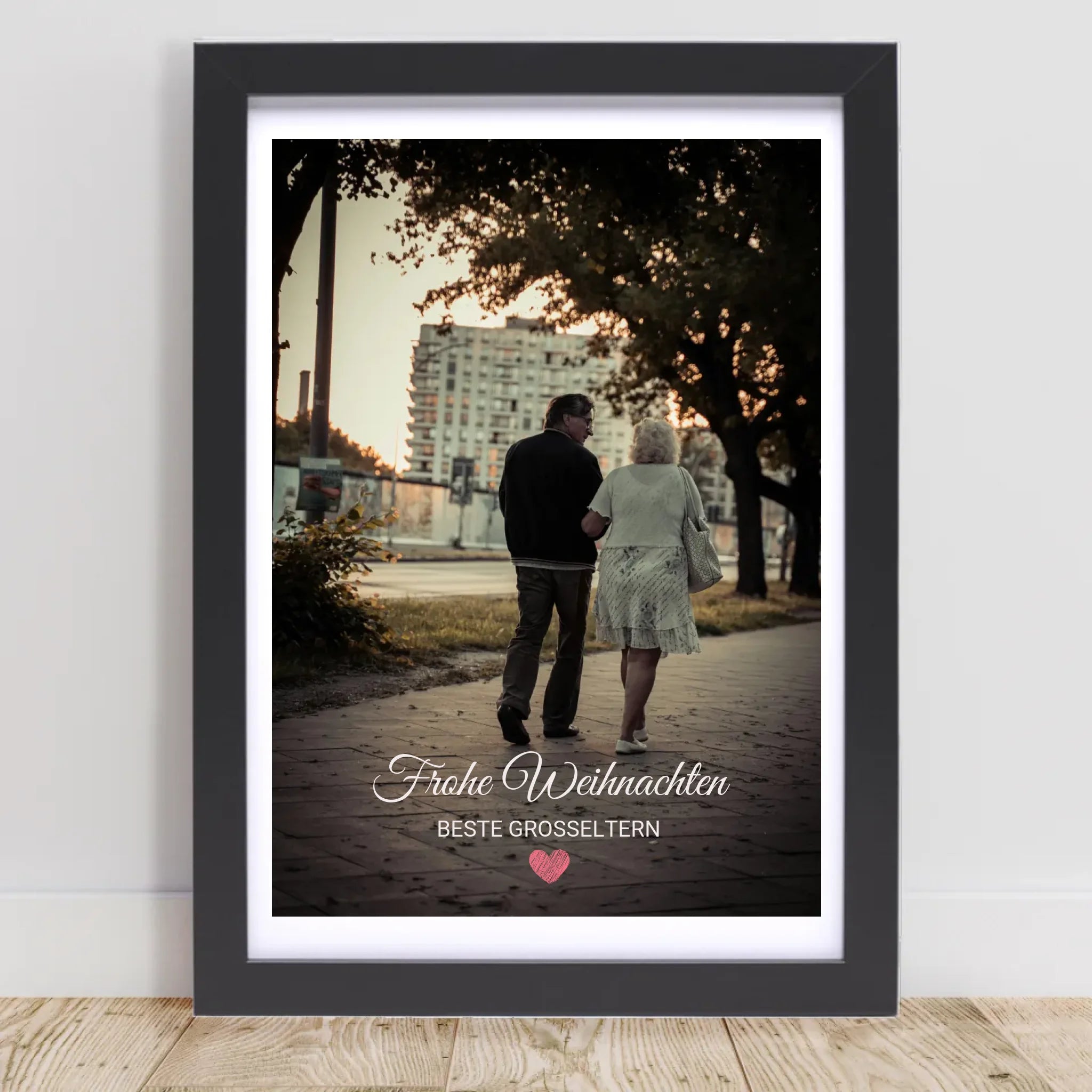 Oma Opa Foto Weihnachtsgeschenk mit Bilderrahmen personalisierbar - Cantty