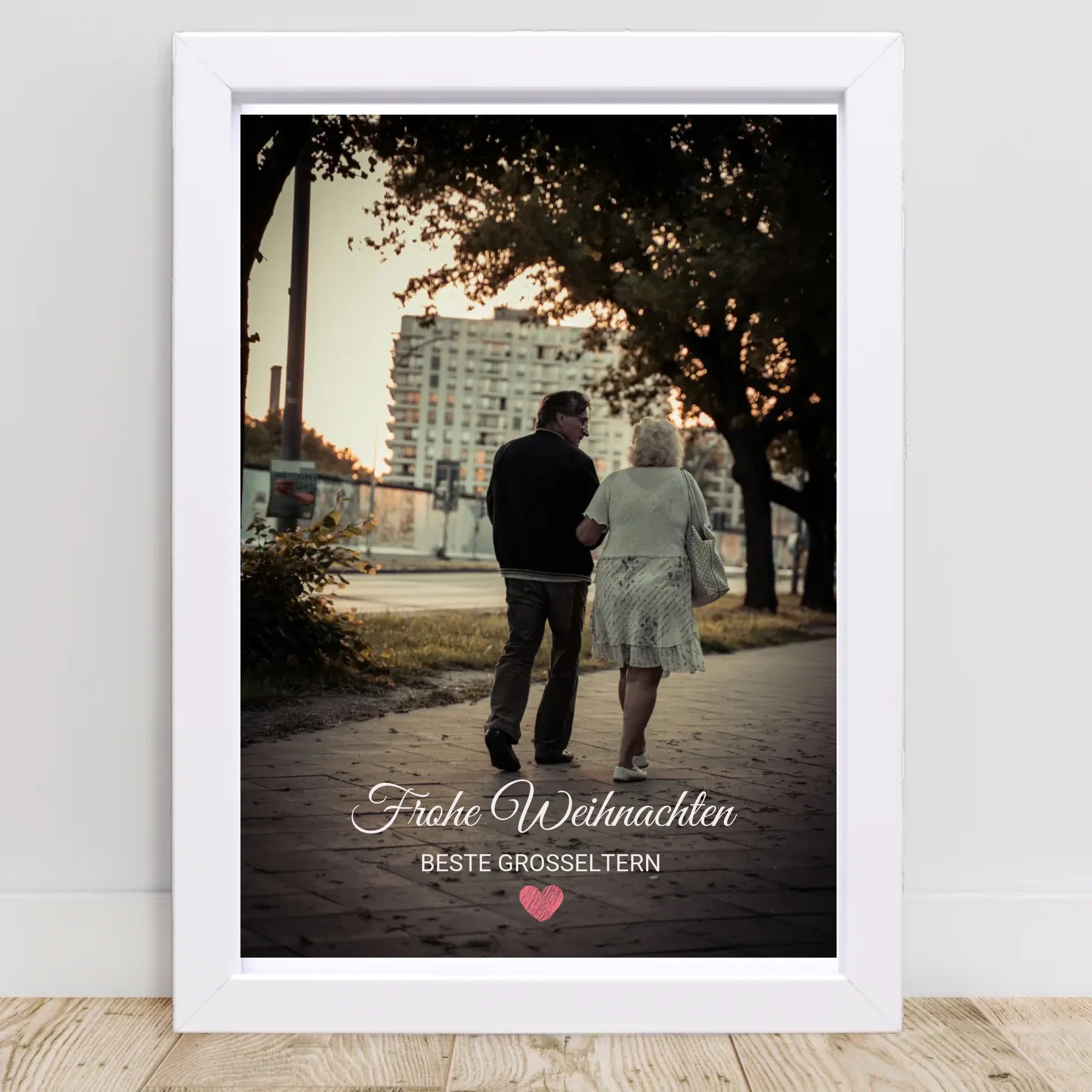 Oma Opa Foto Weihnachtsgeschenk mit Bilderrahmen personalisierbar - Cantty