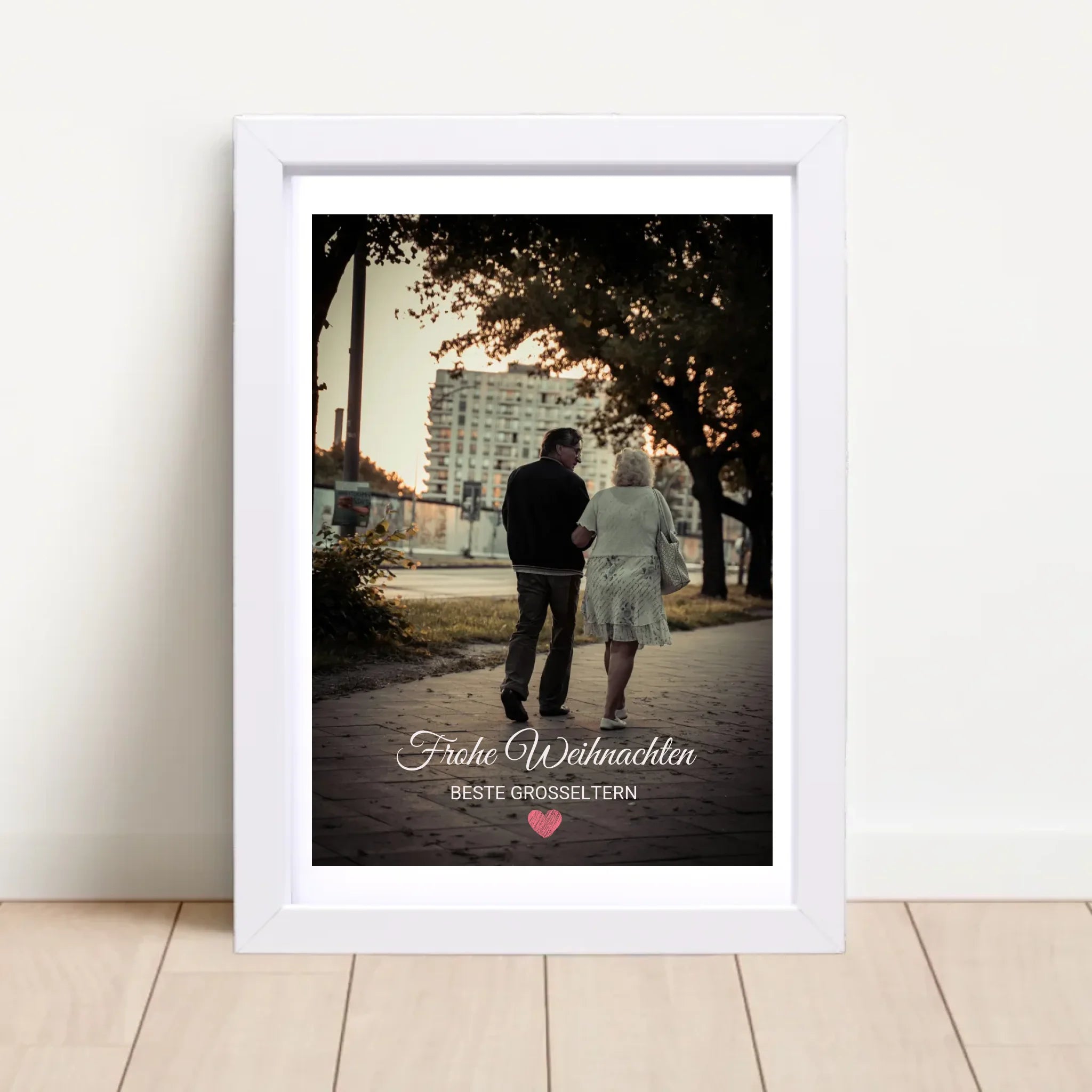 Oma Opa Foto Weihnachtsgeschenk mit Bilderrahmen personalisierbar - Cantty