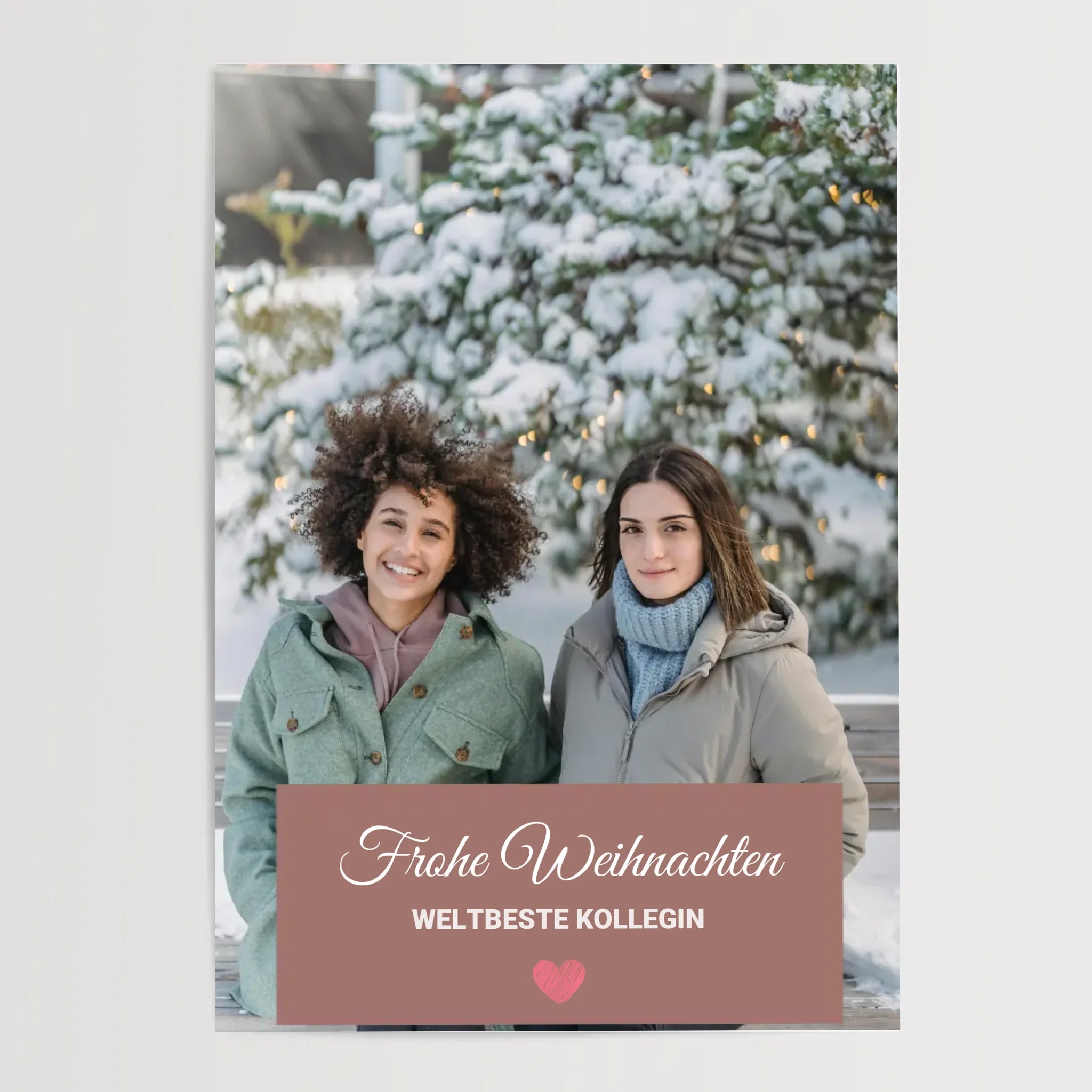 Kollegin Weihnachtsgeschenk Foto mit Bilderrahmen personalisierbar - Cantty