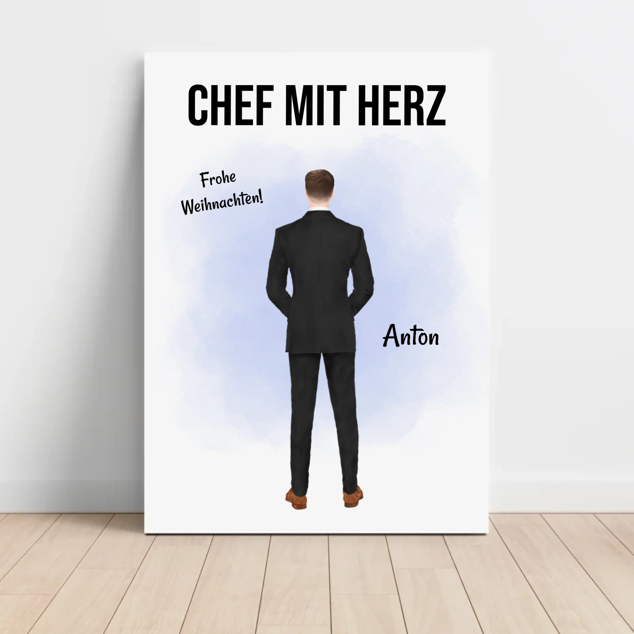 Chef Weihnachtsgeschenk Bild personalisierbar - Cantty