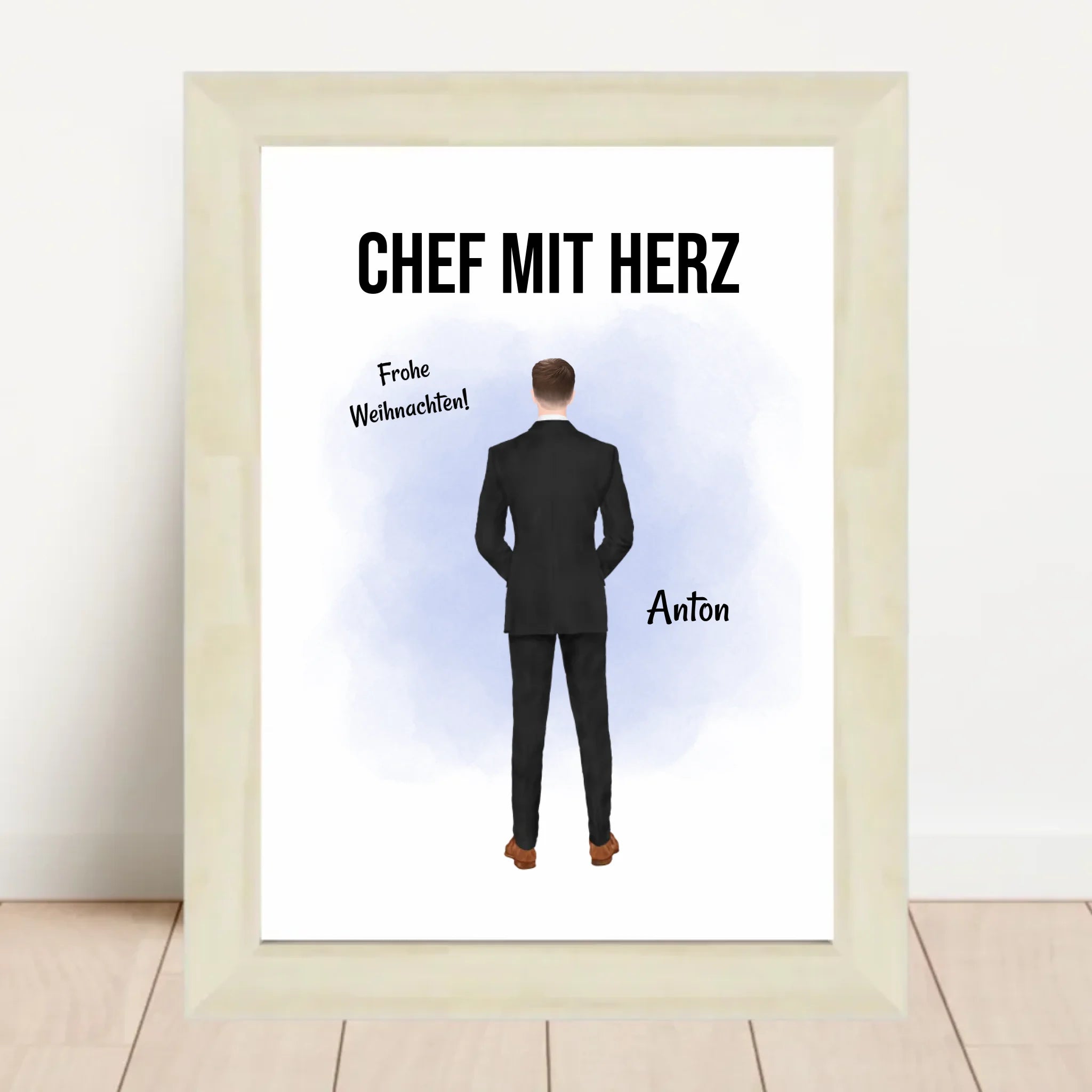 Chef Weihnachtsgeschenk Bild personalisierbar - Cantty