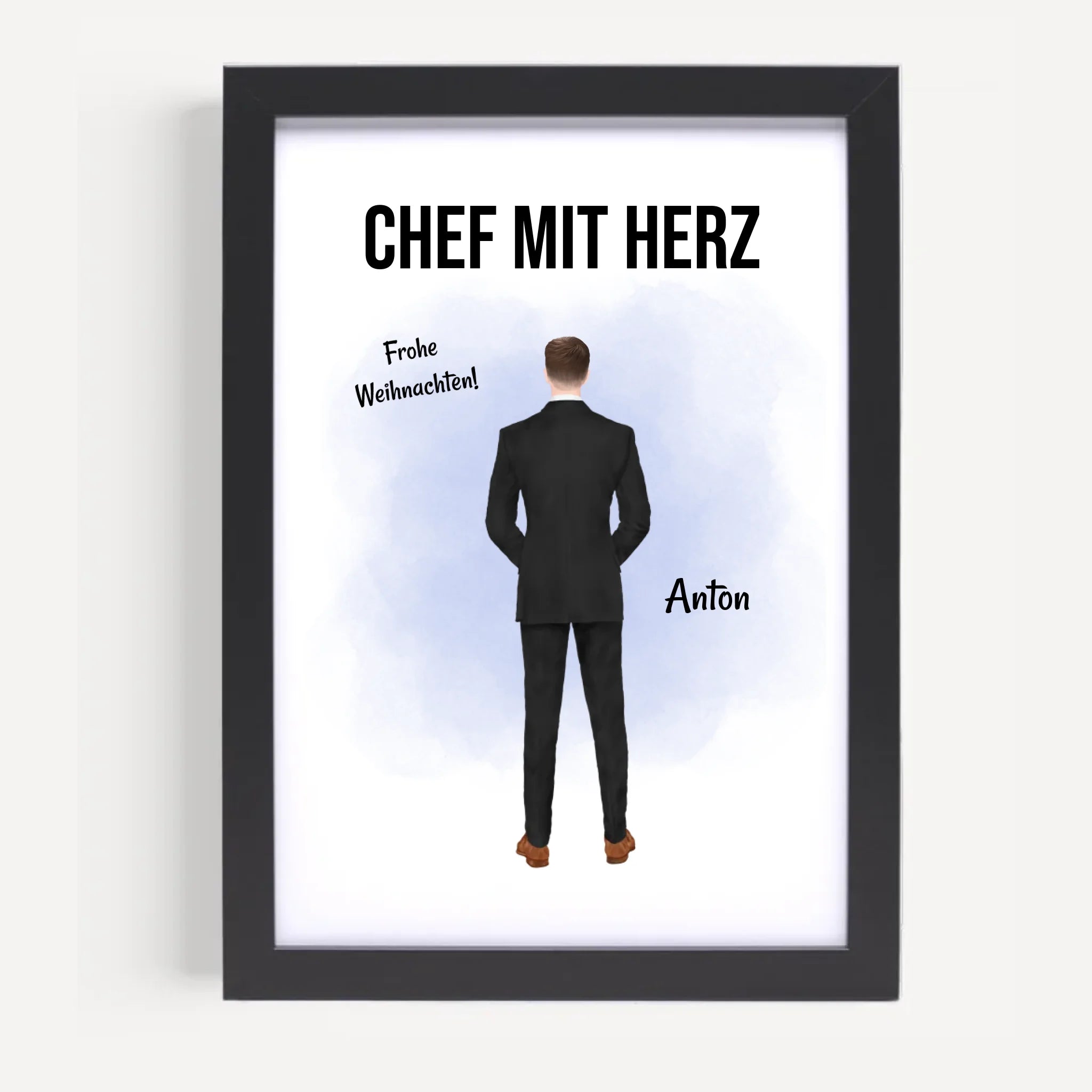 Chef Weihnachtsgeschenk Bild personalisierbar - Cantty
