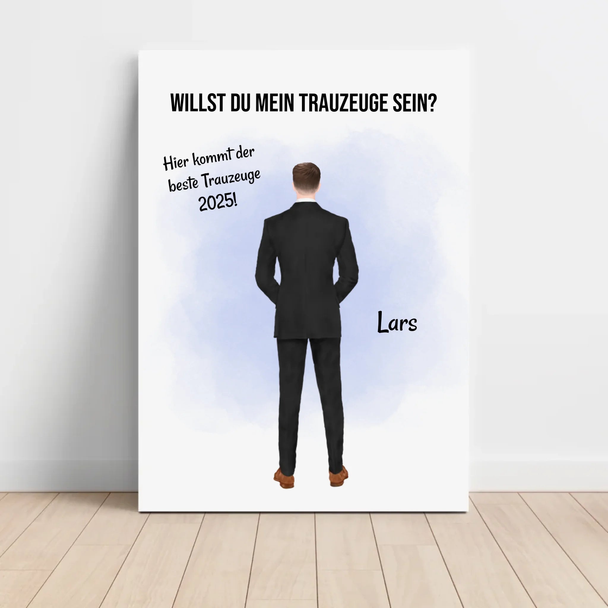 Trauzeuge Mann Fragen Bild Geschenk personalisierbar - Cantty