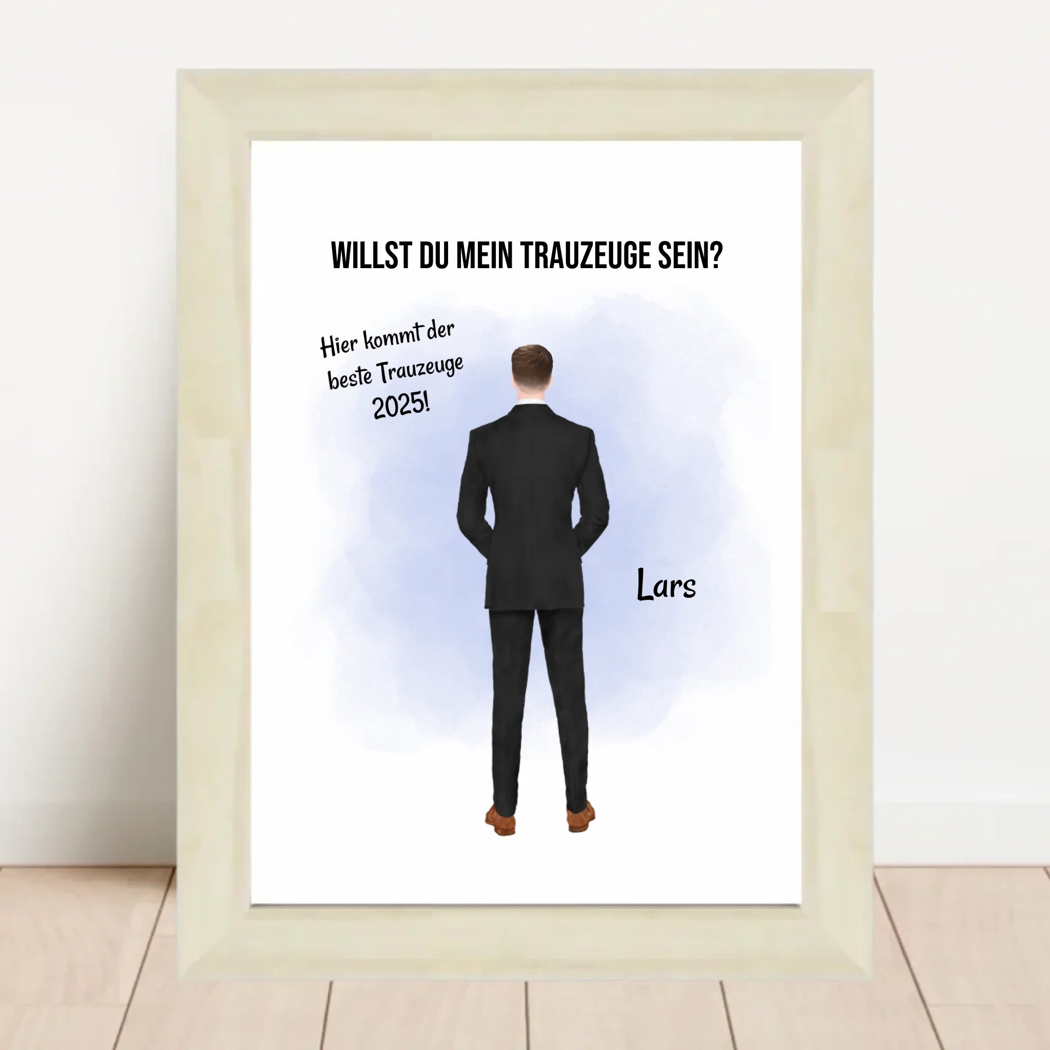 Trauzeuge Mann Fragen Bild Geschenk personalisierbar - Cantty