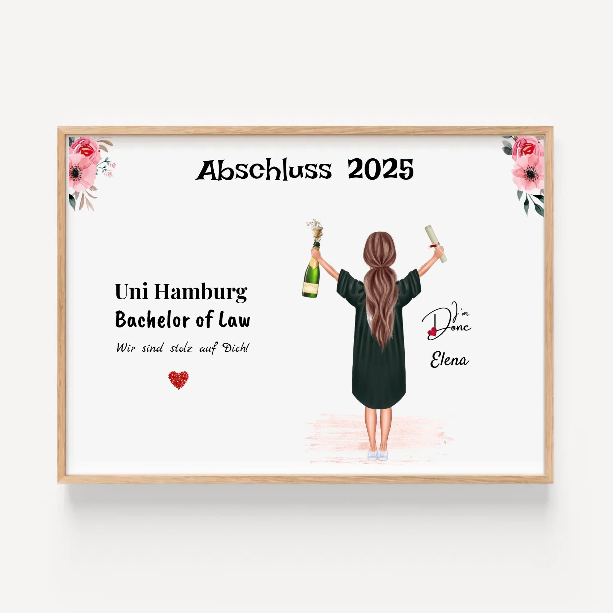 Poster ohne Rahmen Querformat