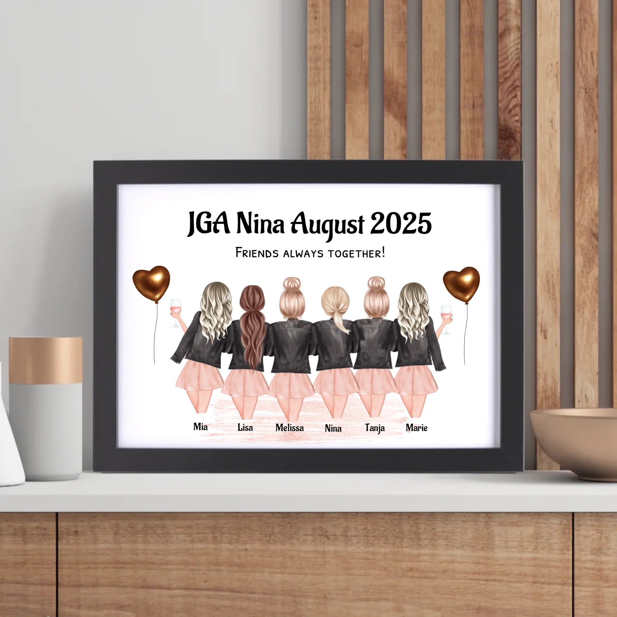 Junggesellinnenabschied Bild Personalisiert - Cantty