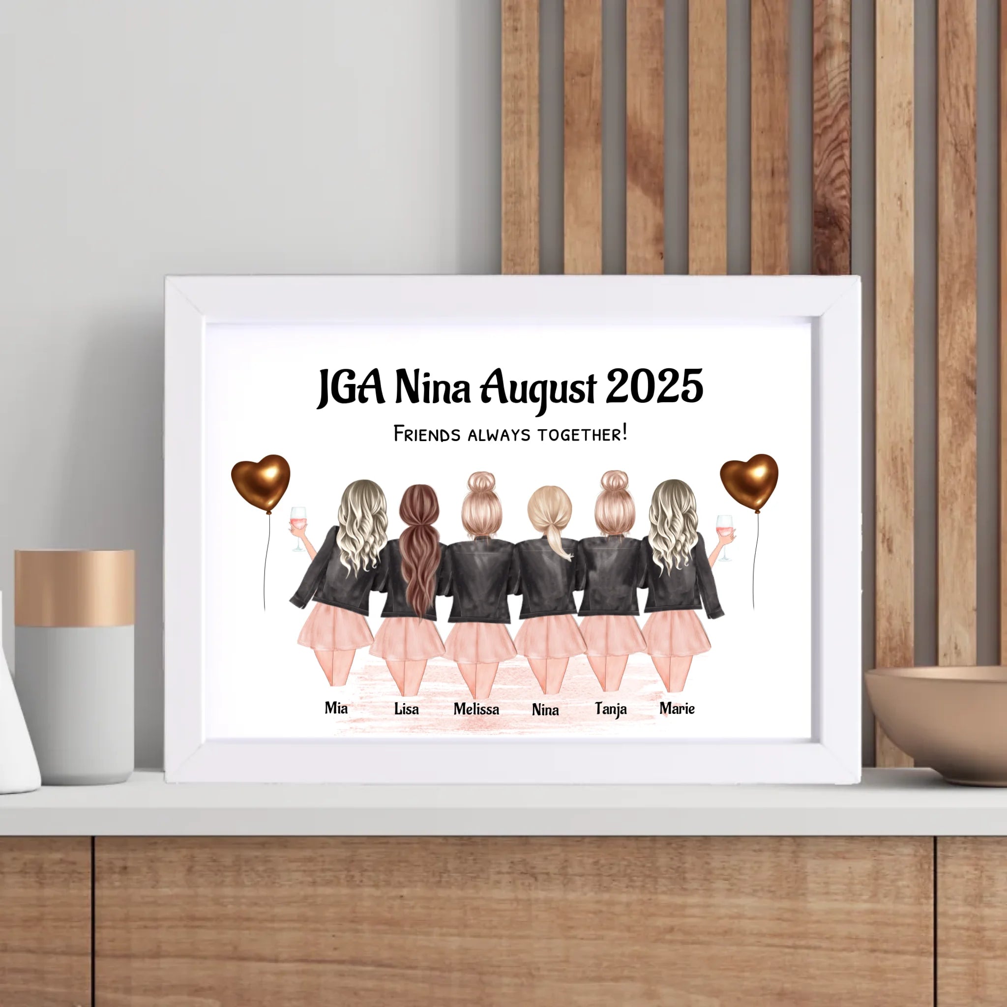 Junggesellinnenabschied Bild Personalisiert - Cantty