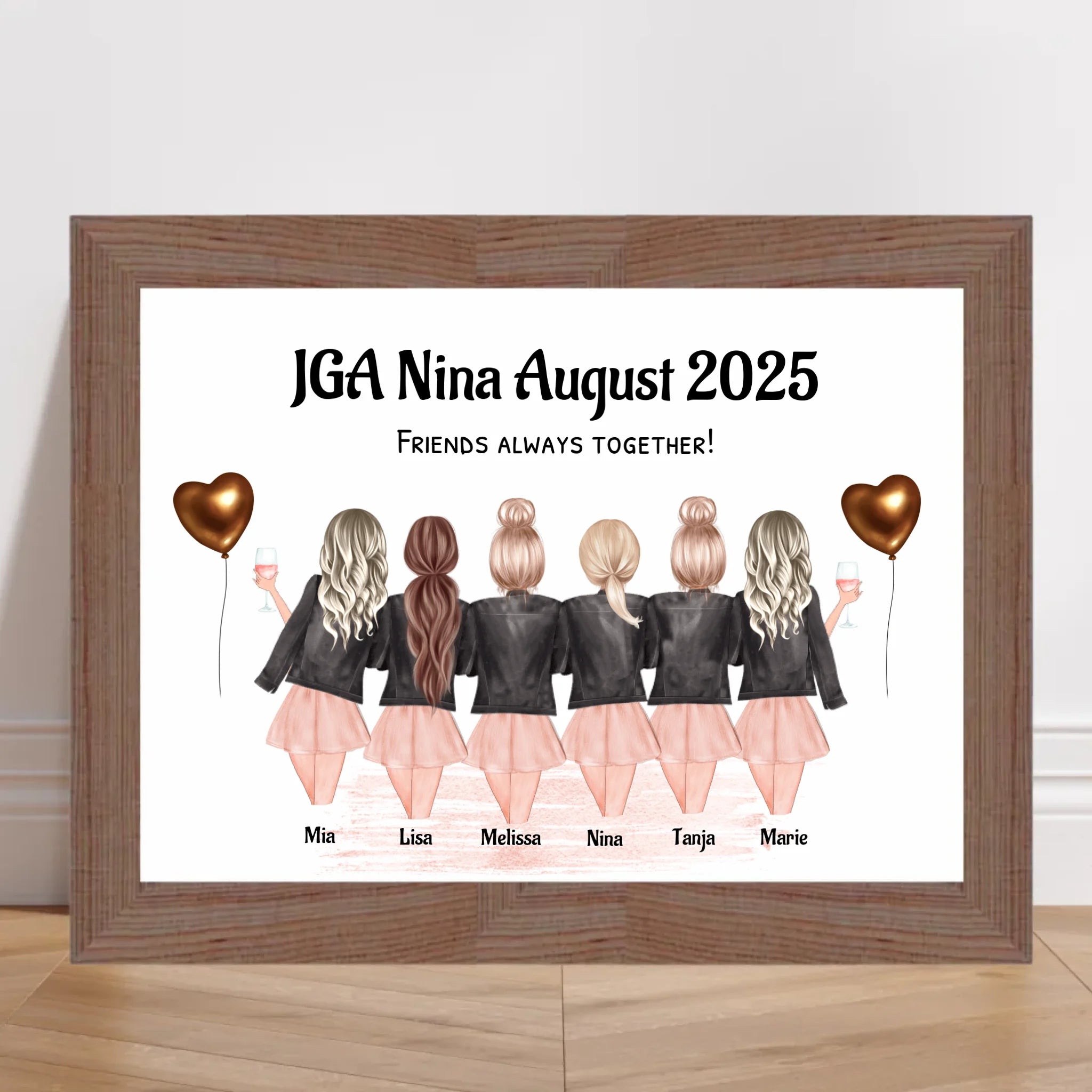 Junggesellinnenabschied Bild Personalisiert - Cantty