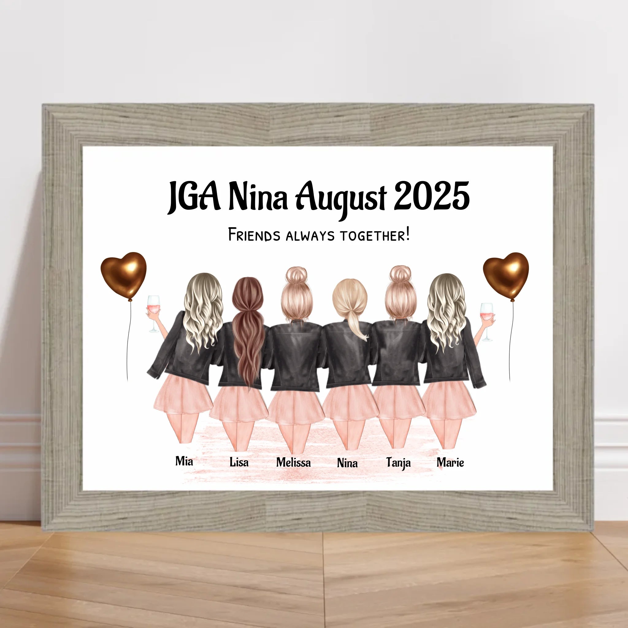 Junggesellinnenabschied Bild Personalisiert - Cantty