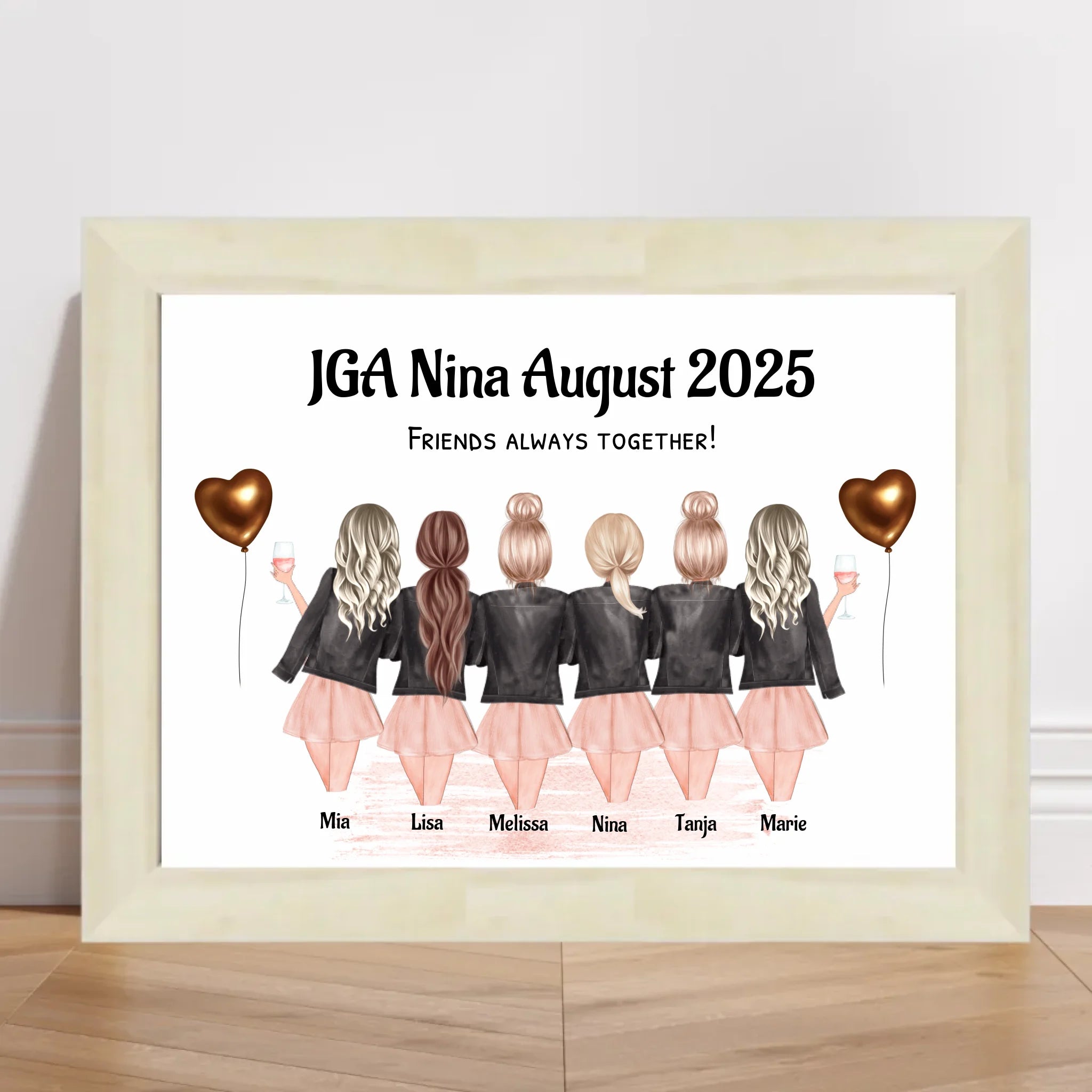 Junggesellinnenabschied Bild Personalisiert - Cantty