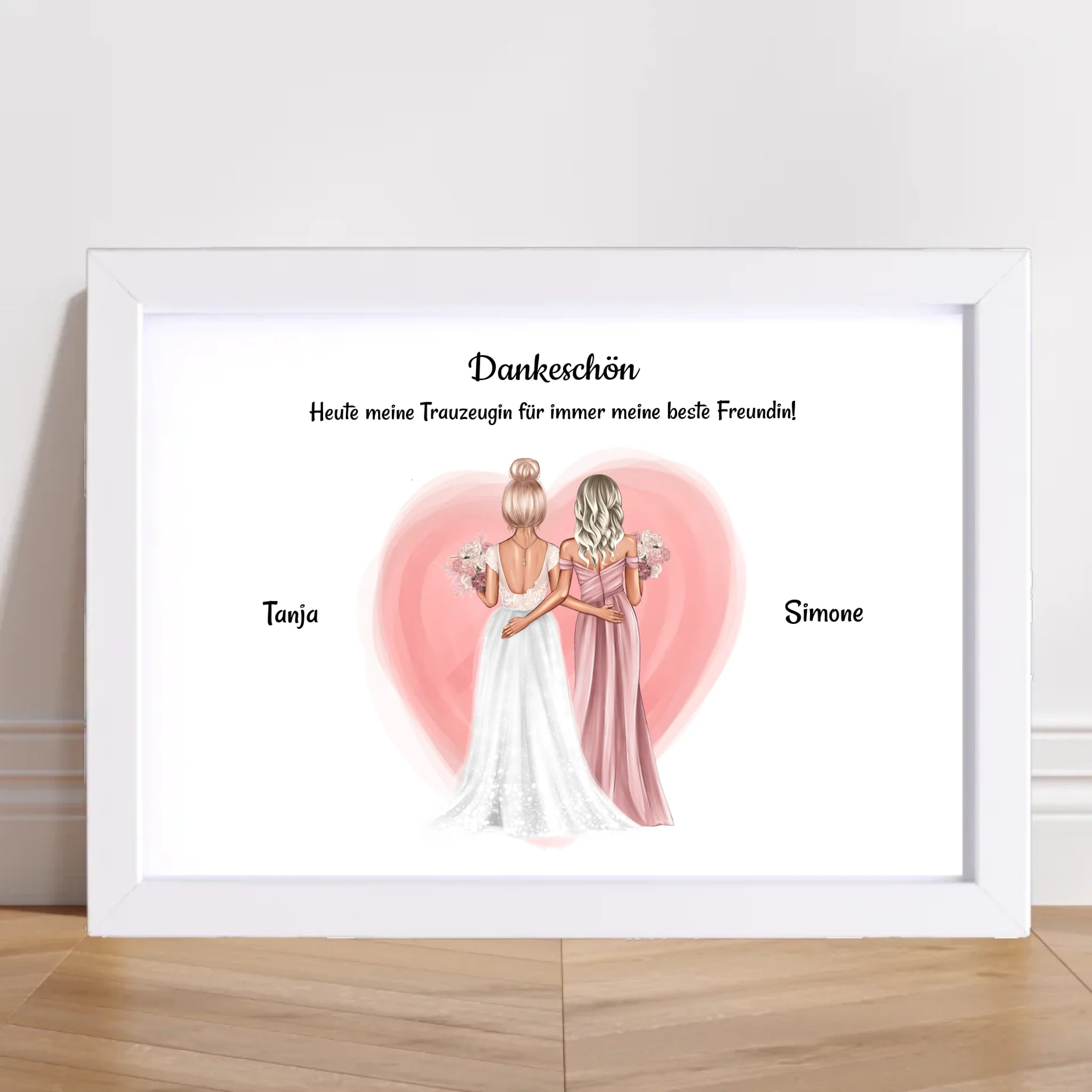 Hochzeit Geschenk Beste Freundin Poster - Cantty