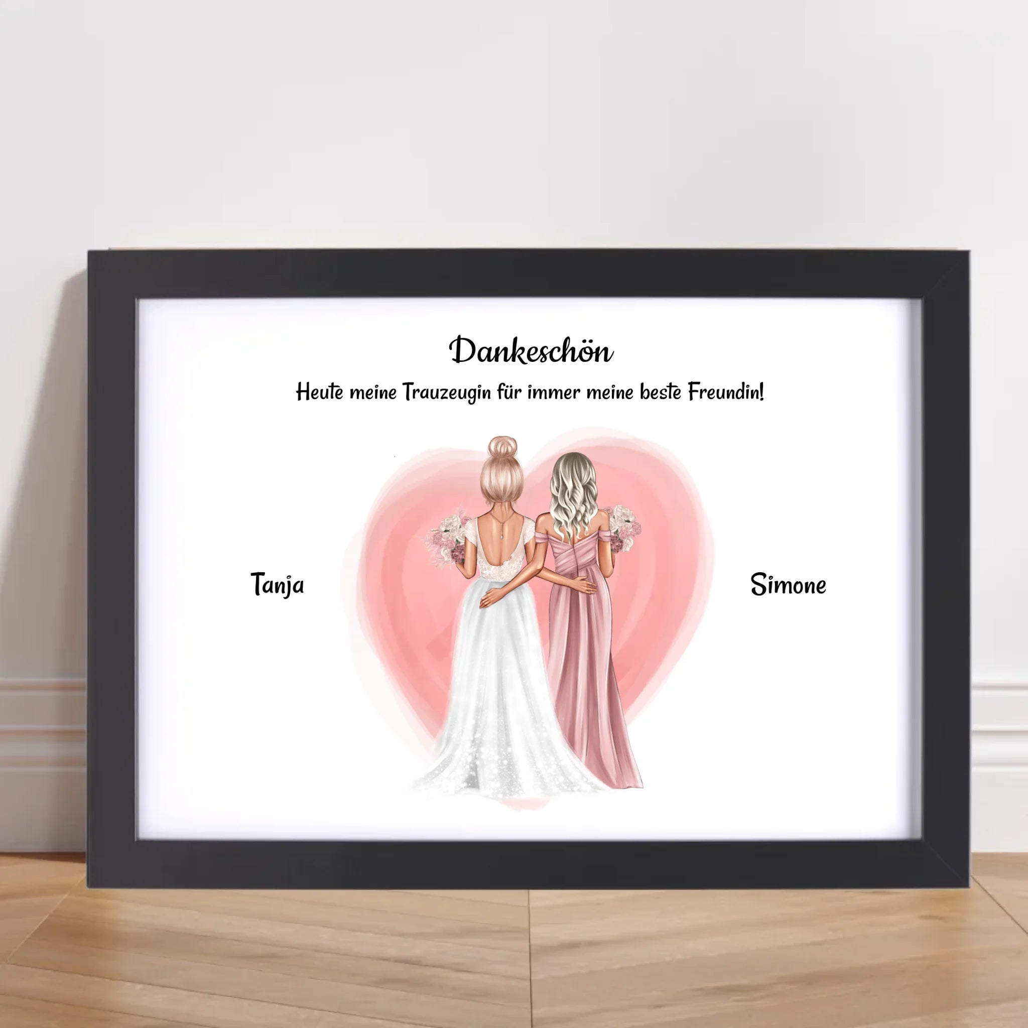 Hochzeit Geschenk Beste Freundin Poster - Cantty