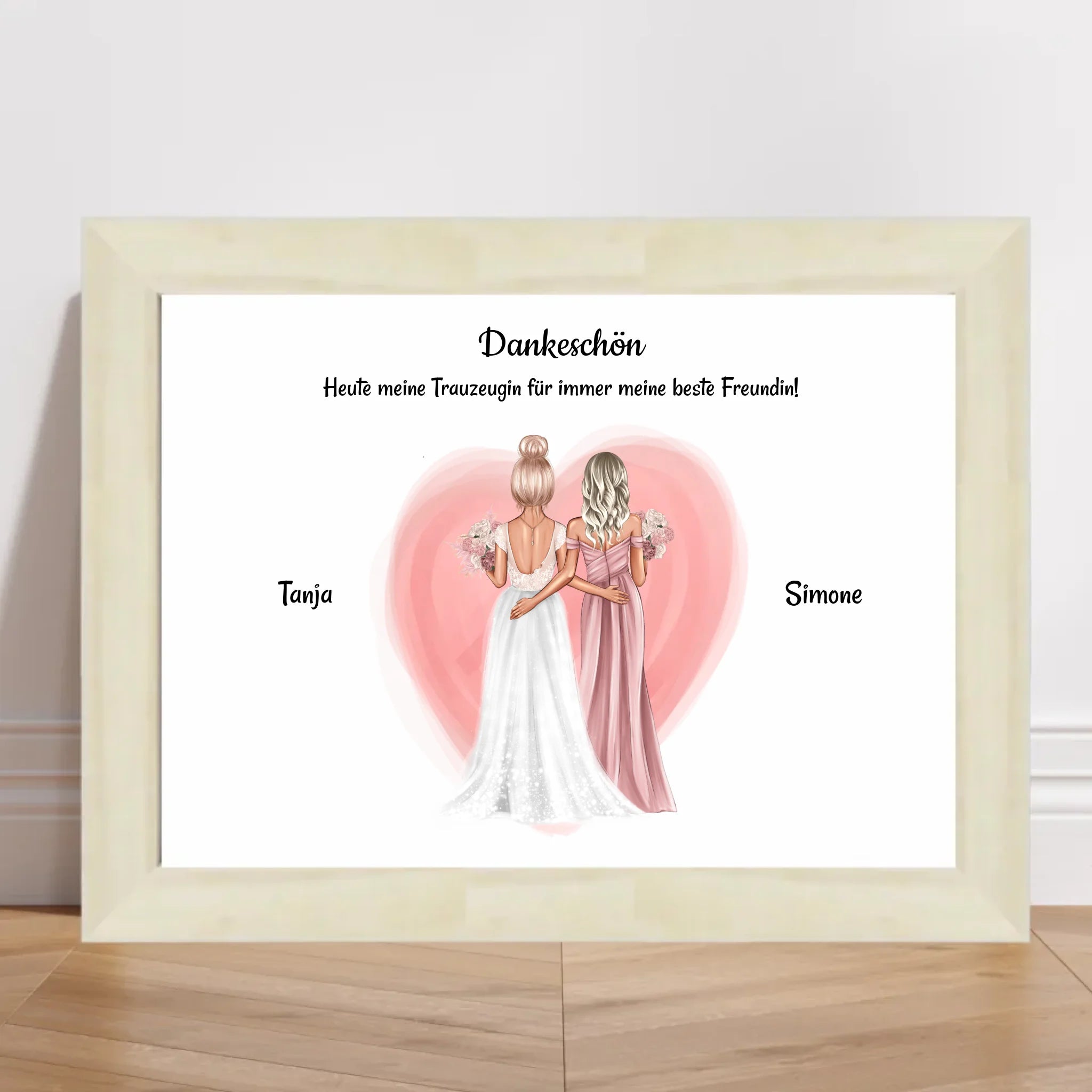 Hochzeit Geschenk Beste Freundin Poster - Cantty