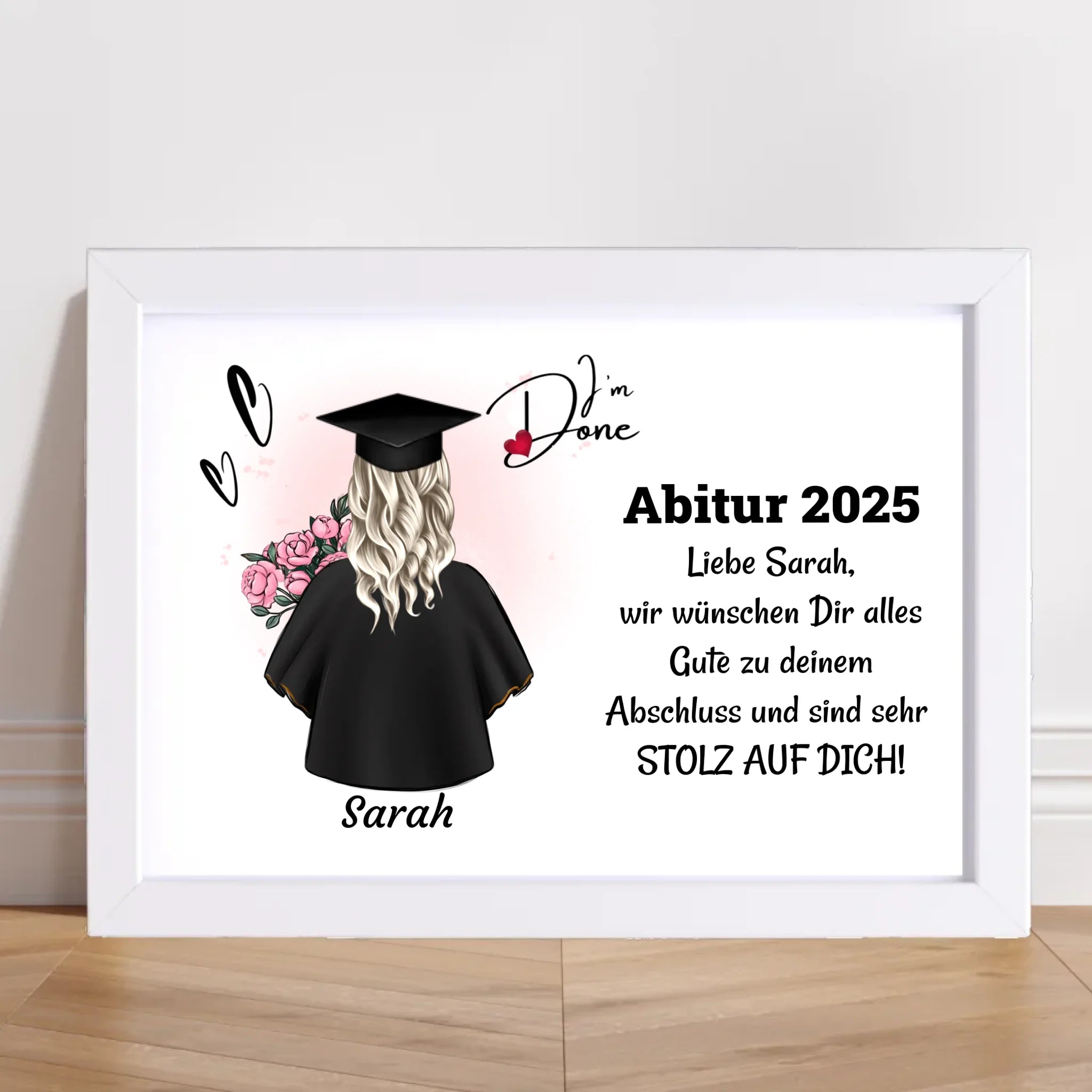 Abitur bestanden Poster Geschenk für Sie - Cantty