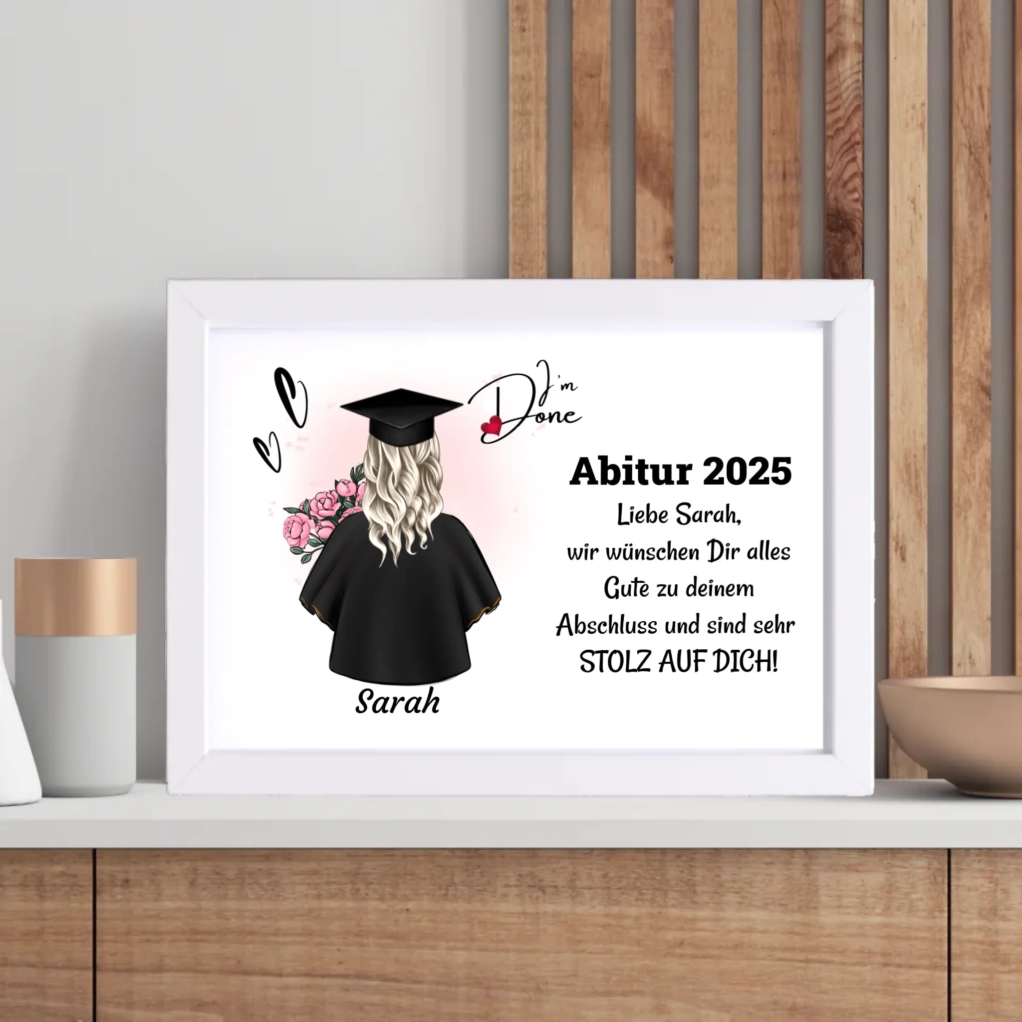 Abitur bestanden Poster Geschenk für Sie - Cantty