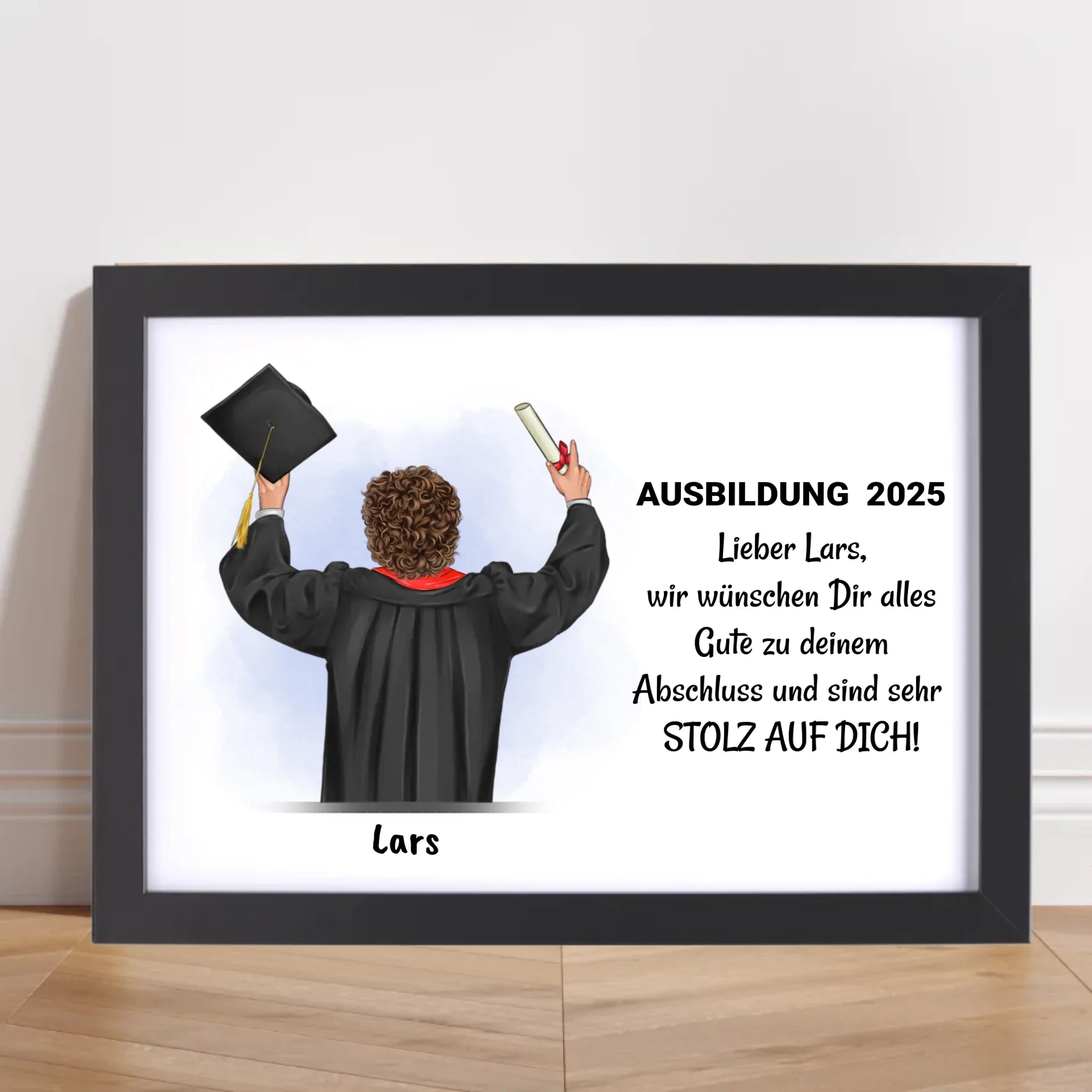 Junge Ausbildung bestanden Poster Geschenk - Cantty