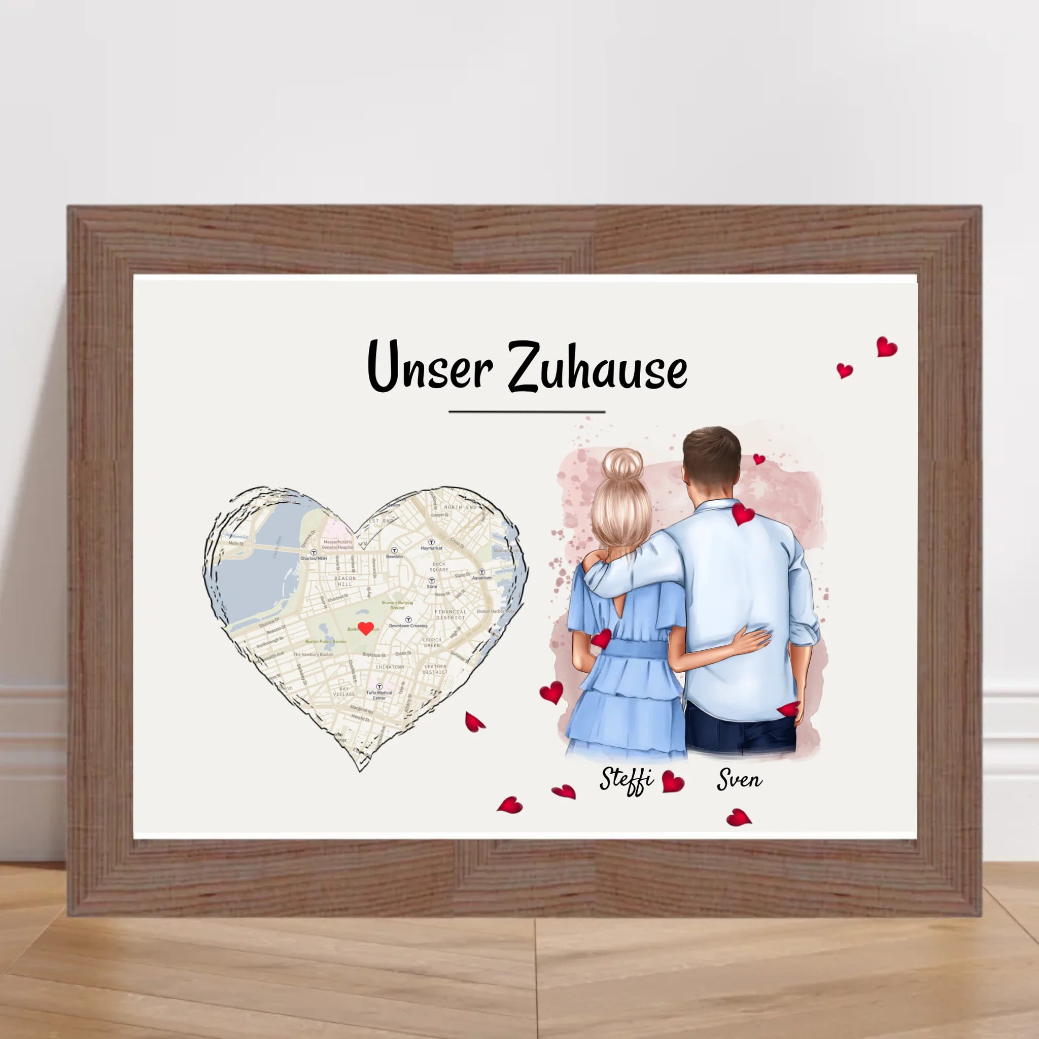 Einzug Einweihungsgeschenk Pärchen Poster - Cantty