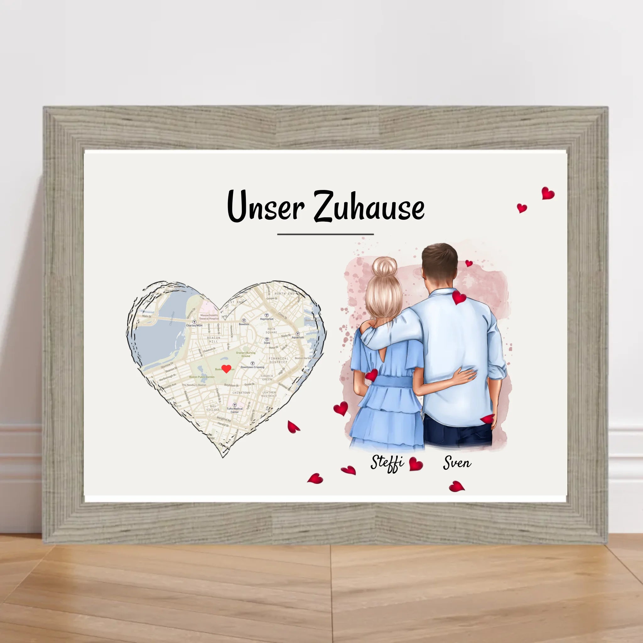Einzug Einweihungsgeschenk Pärchen Poster - Cantty