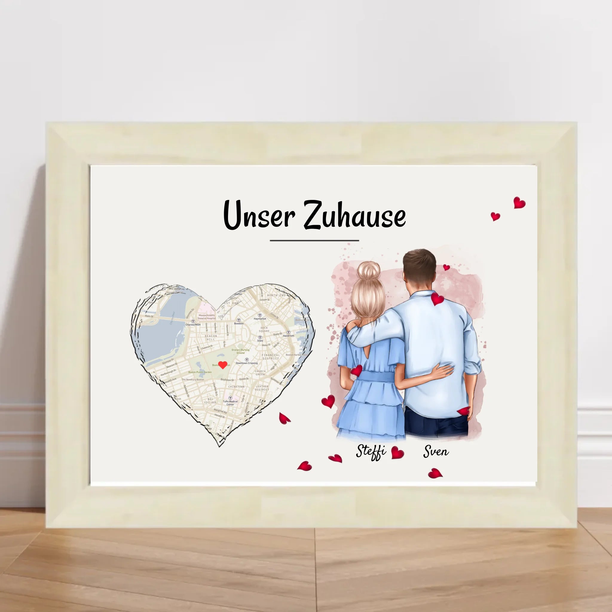 Einzug Einweihungsgeschenk Pärchen Poster - Cantty