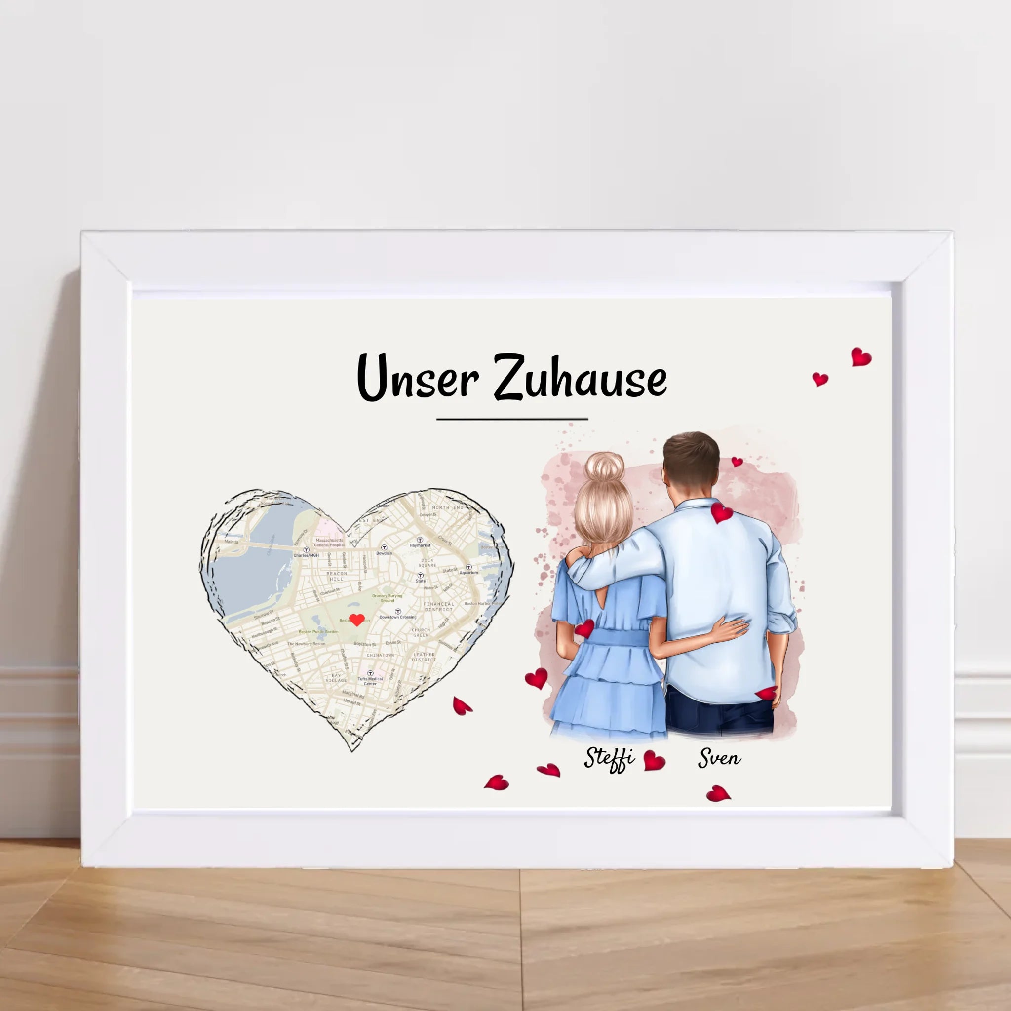 Einzug Einweihungsgeschenk Pärchen Poster - Cantty