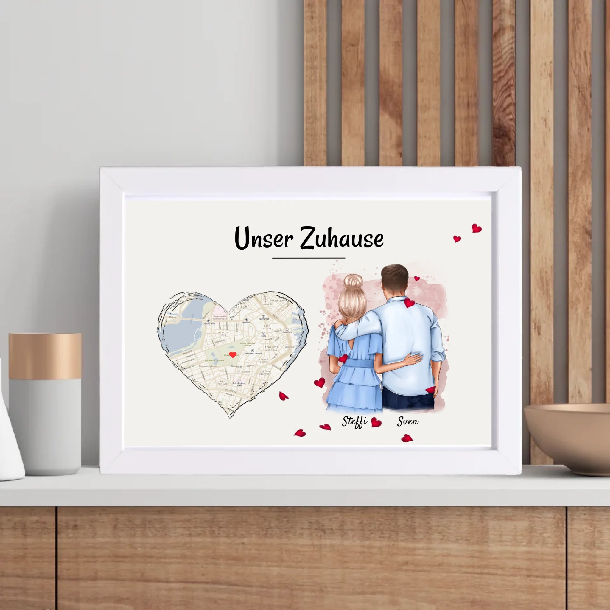 Einzug Einweihungsgeschenk Pärchen Poster - Cantty