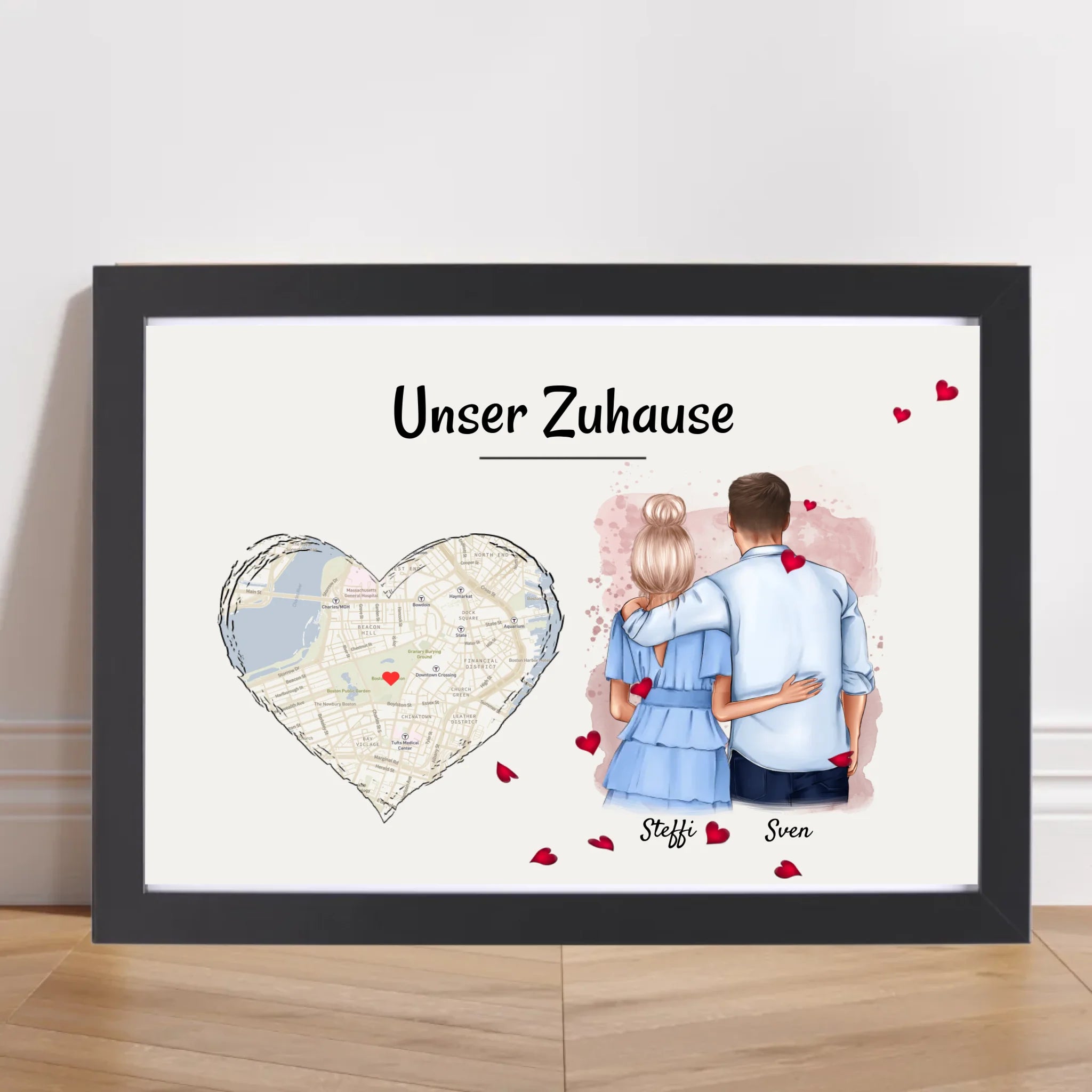 Einzug Einweihungsgeschenk Pärchen Poster - Cantty