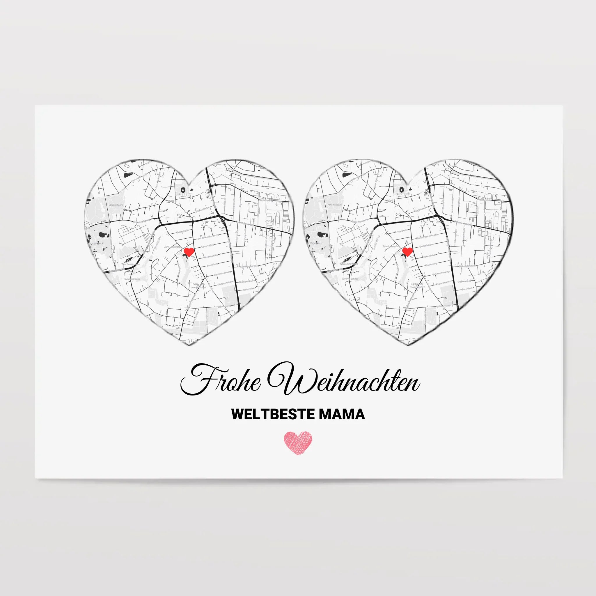 Mutter Weihnachtsgeschenk Fern Familie Abstand Poster - Cantty