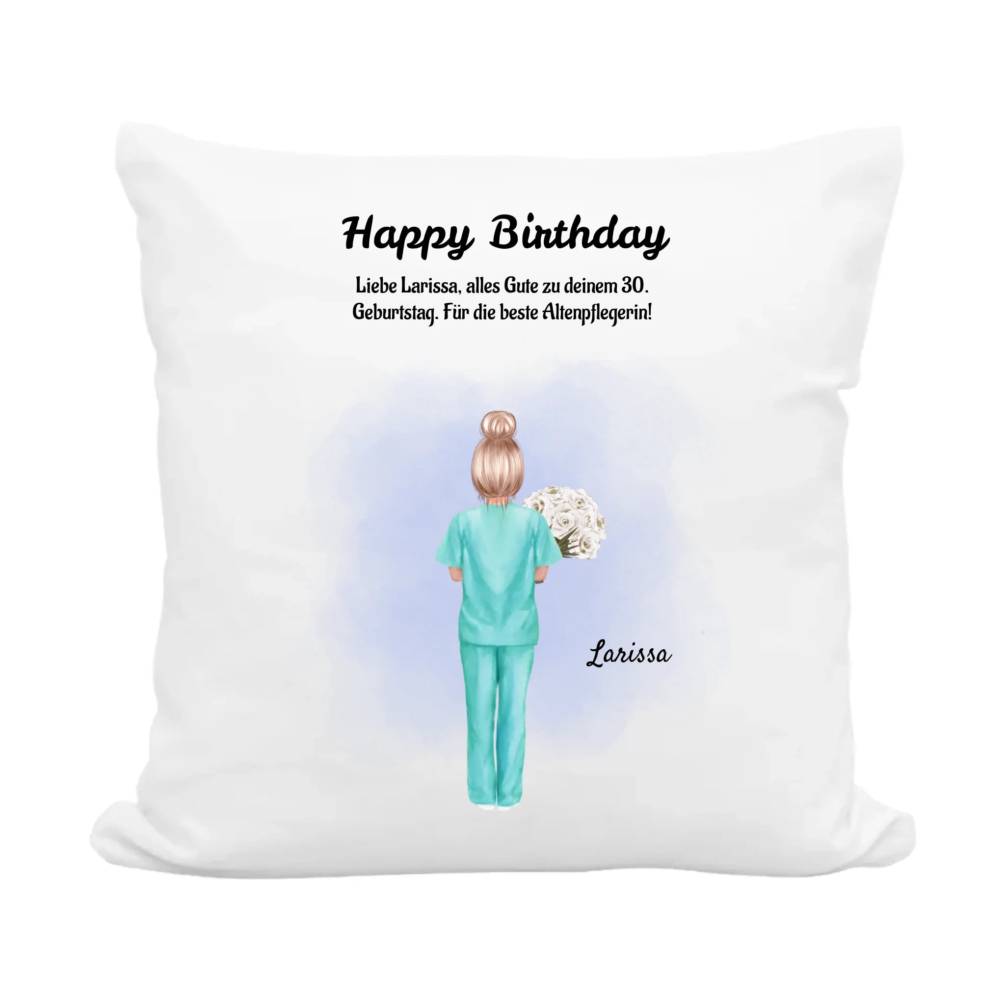 Geschenk Kissen Krankenschwester, Arzthelferin & Altenpflegerin - Cantty