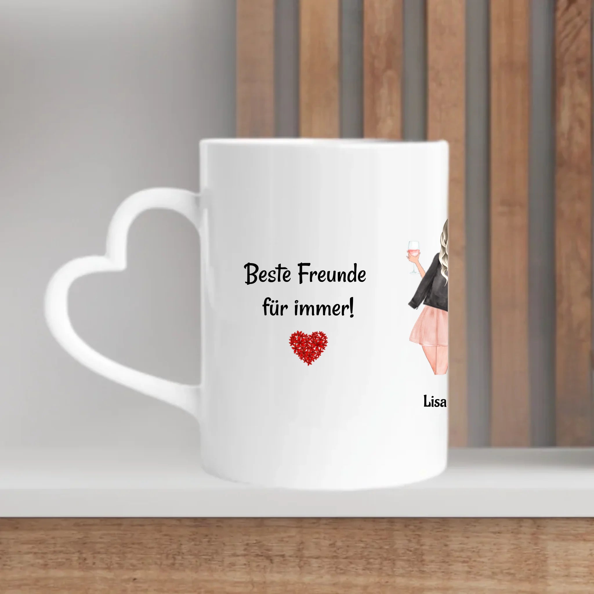 8 Freundinnen Tasse personalisieren - Cantty
